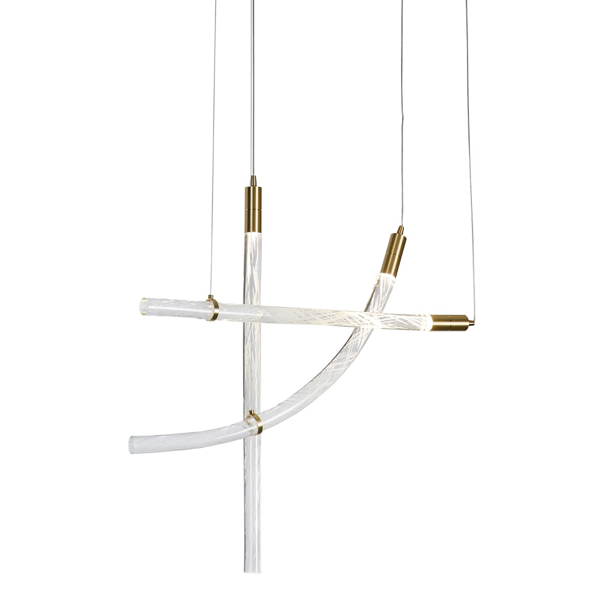 Светильник подвесной Delight Collection OD2412 OD2412-3 gold/clear