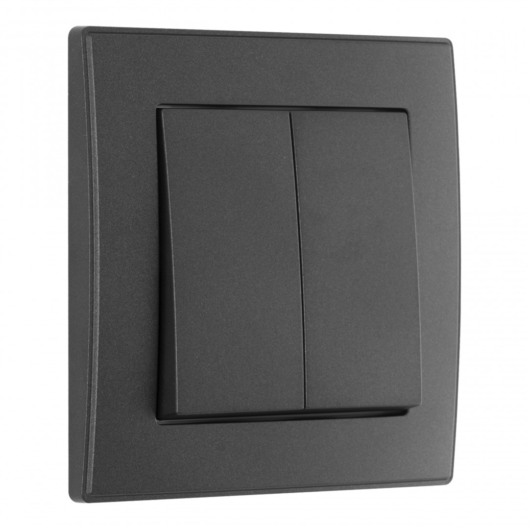 Выключатель Arte Milano Set06-1 SET06-1-30-2 black