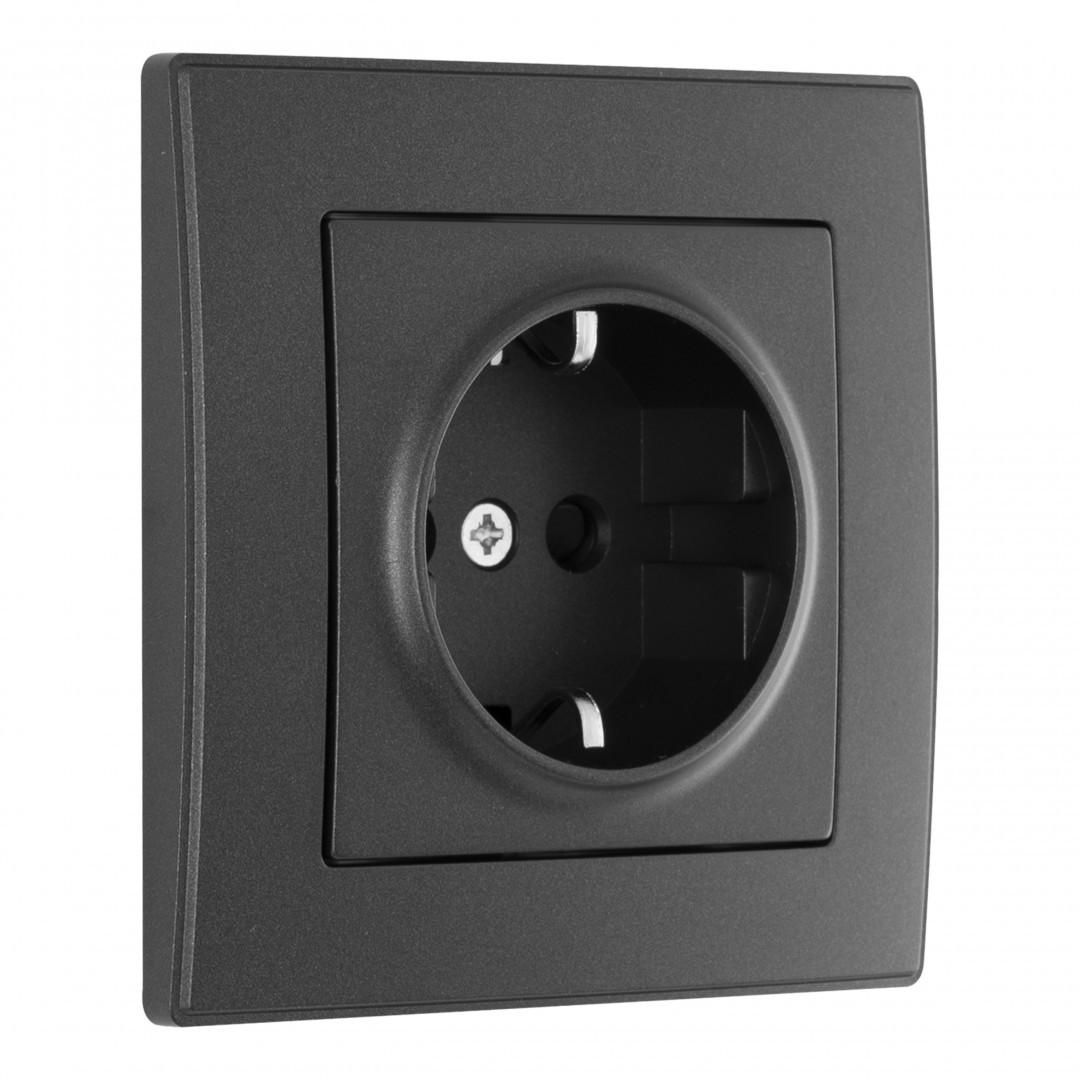 Розетка Arte Milano Set06-1 SET06-1-40-1 black