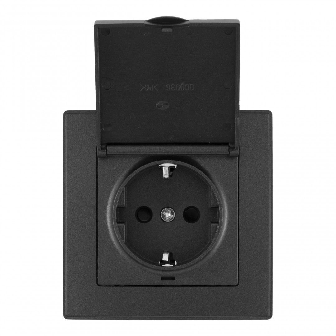 Розетка Arte Milano Set06-1 SET06-1-41-1 black