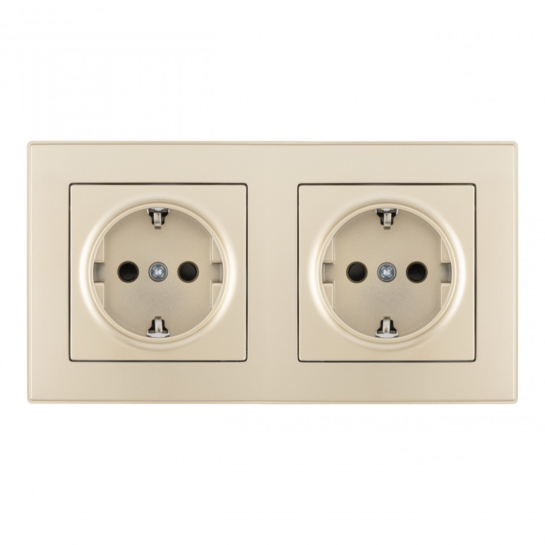 Розетка Arte Milano Set06-2 SET06-2-40-1x2 shampan