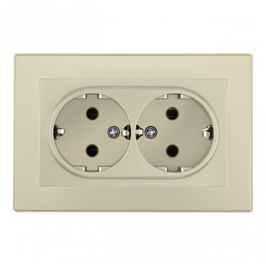 Розетка Arte Milano Set06-2 SET06-double-40-2 shampan