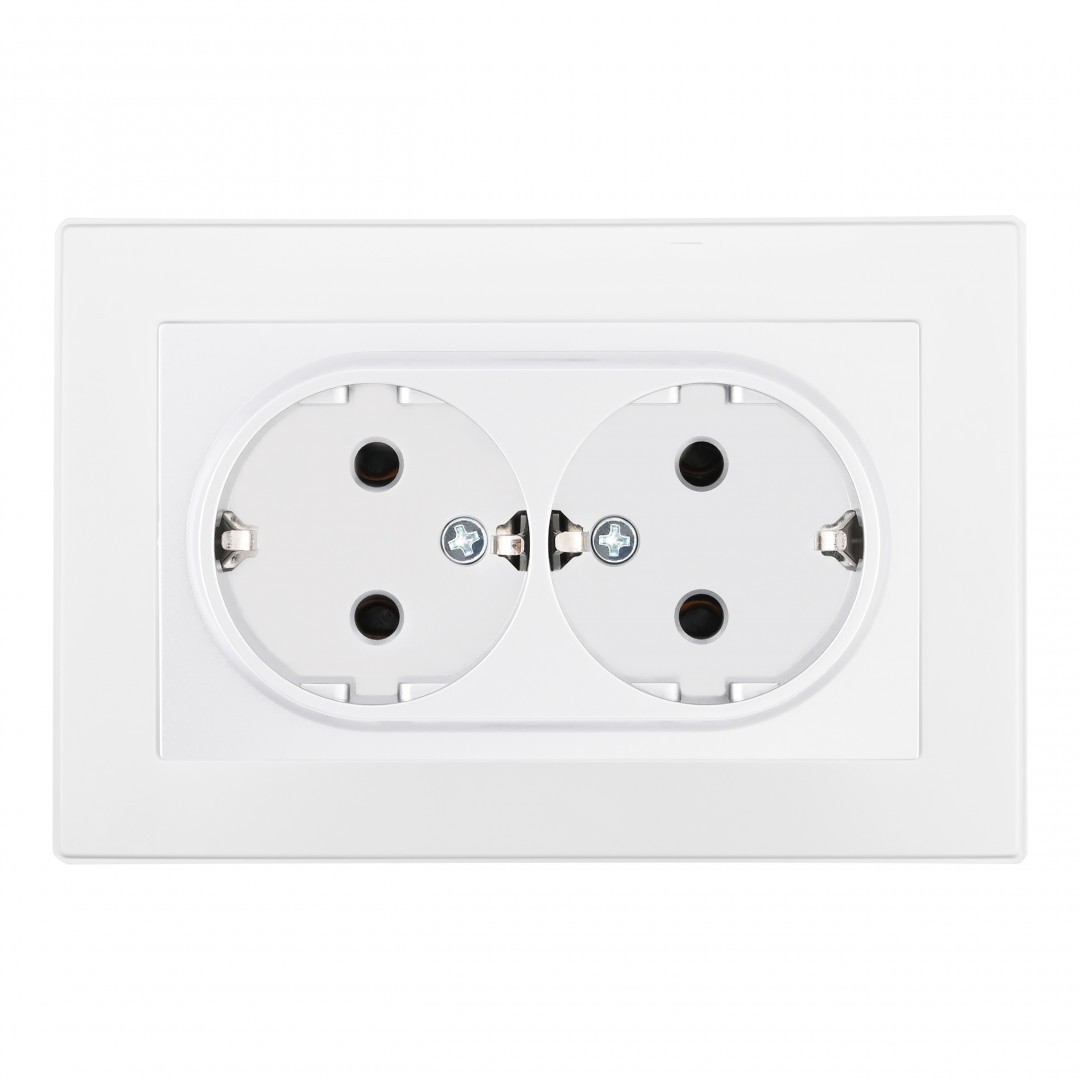 Розетка Arte Milano Set06-2 SET06-double-40-2 white