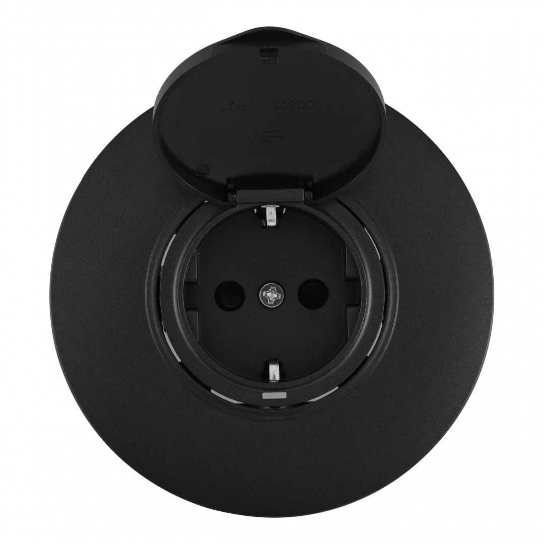 Розетка Arte Milano Set08-1 SET08-1-41-1 black