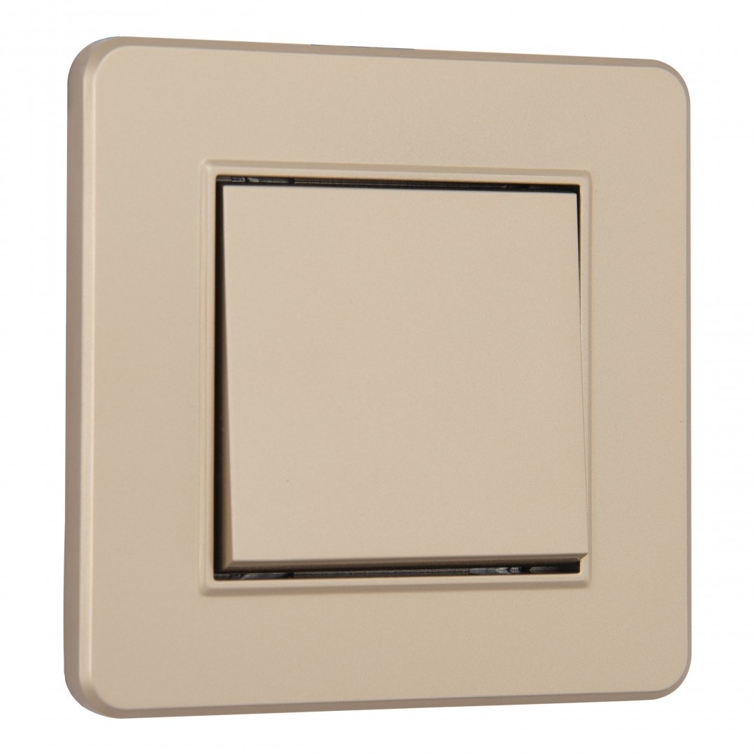 Выключатель Arte Milano Set16-1 SET16-1-30-1 shampan