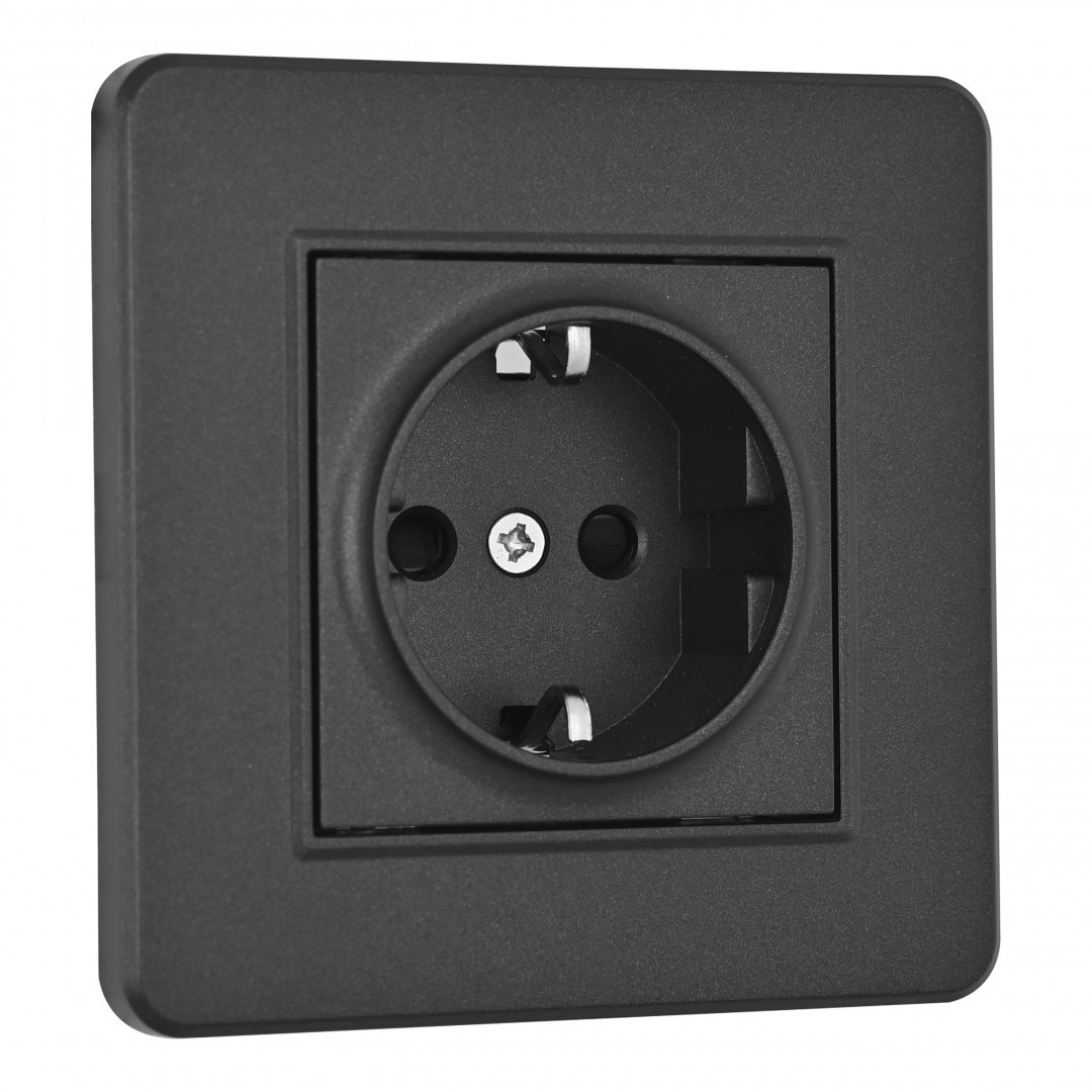 Розетка Arte Milano Set16-1 SET16-1-40-1 black