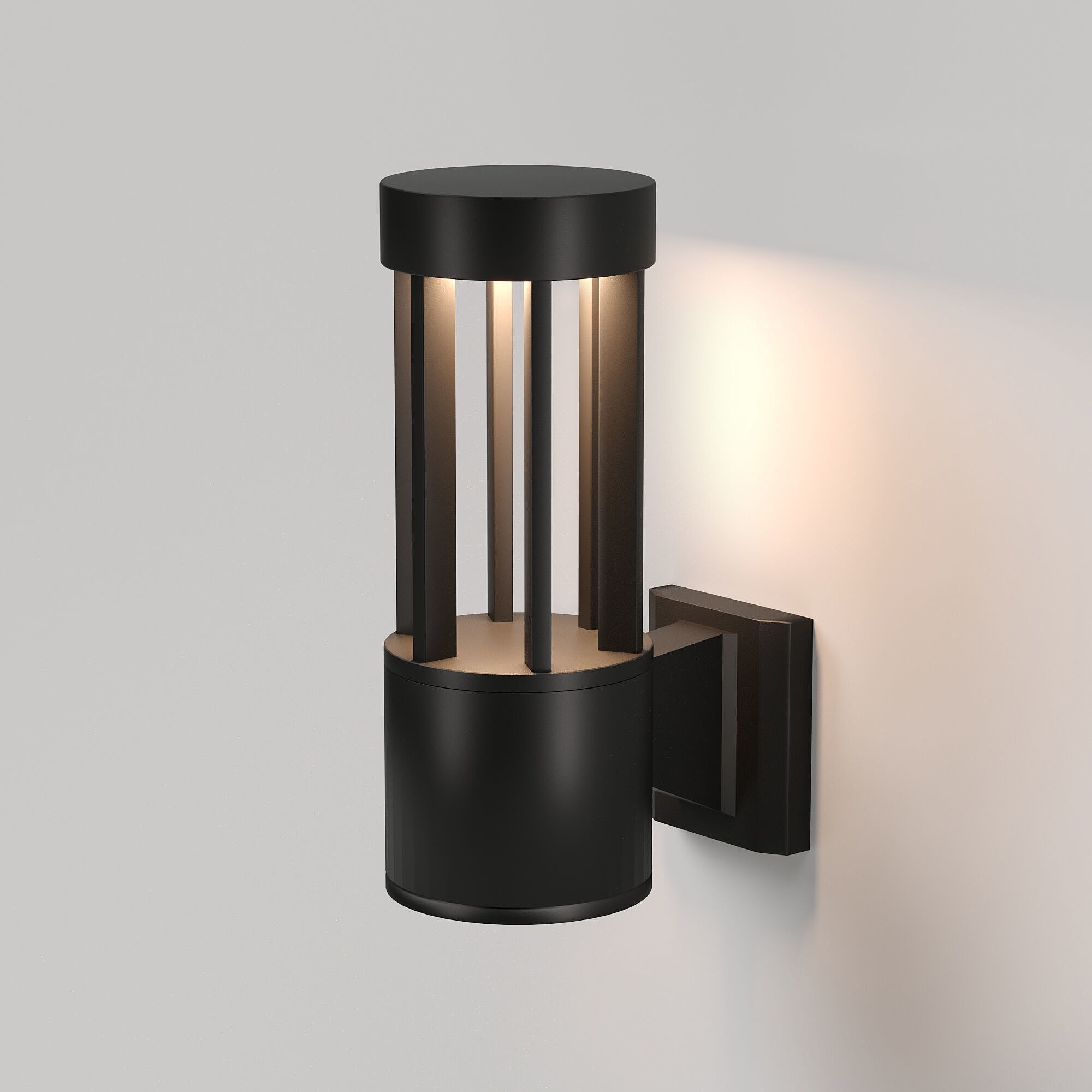 Уличный настенный светильник Elektrostandard Apart APART (35193/W) черный