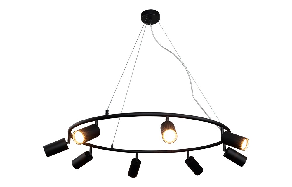 Подвесная люстра Crystal Lux Rivo RIVO SP8 BL