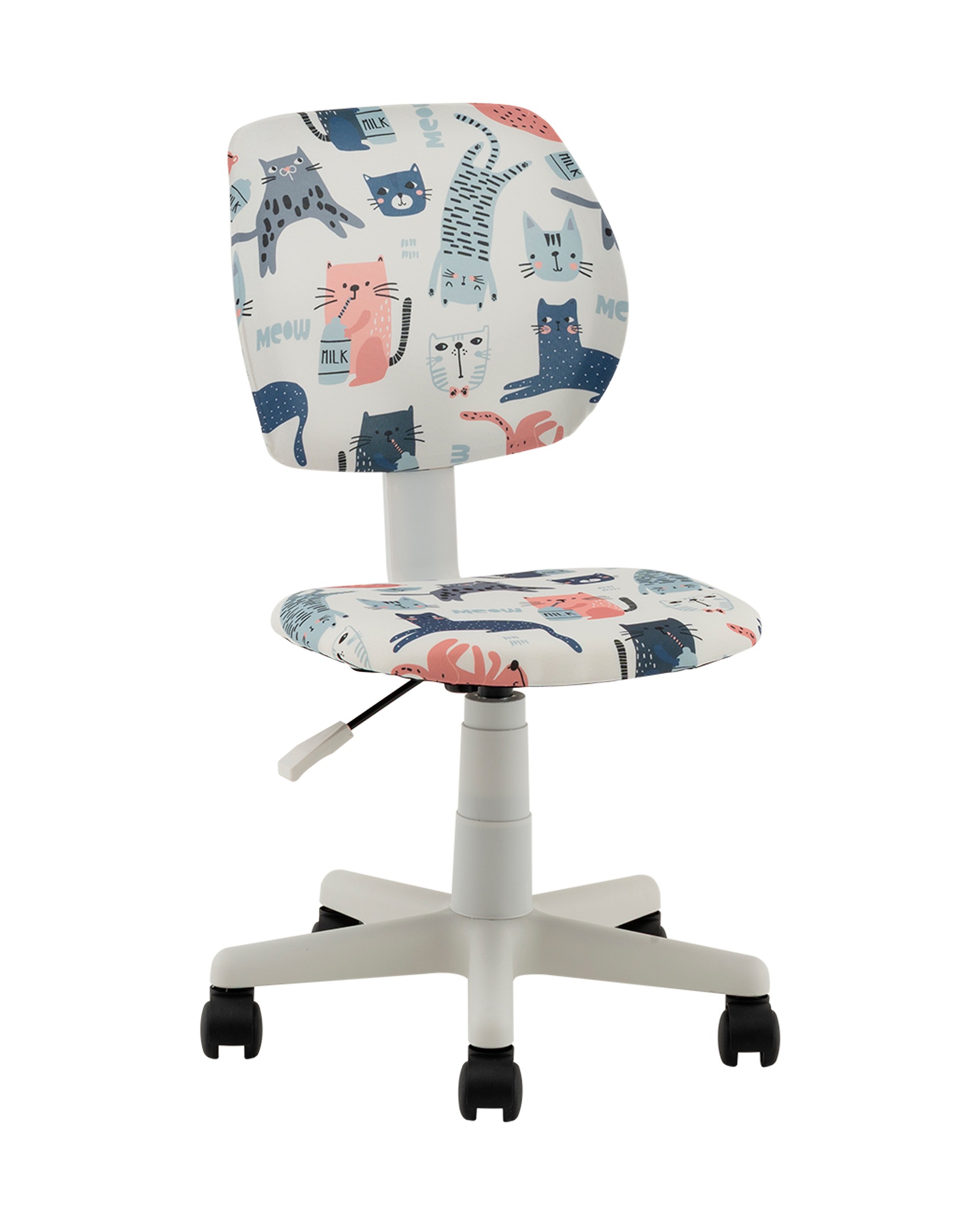 Компьютерное кресло Stool Group ЛОЛО 5256D-W Cats