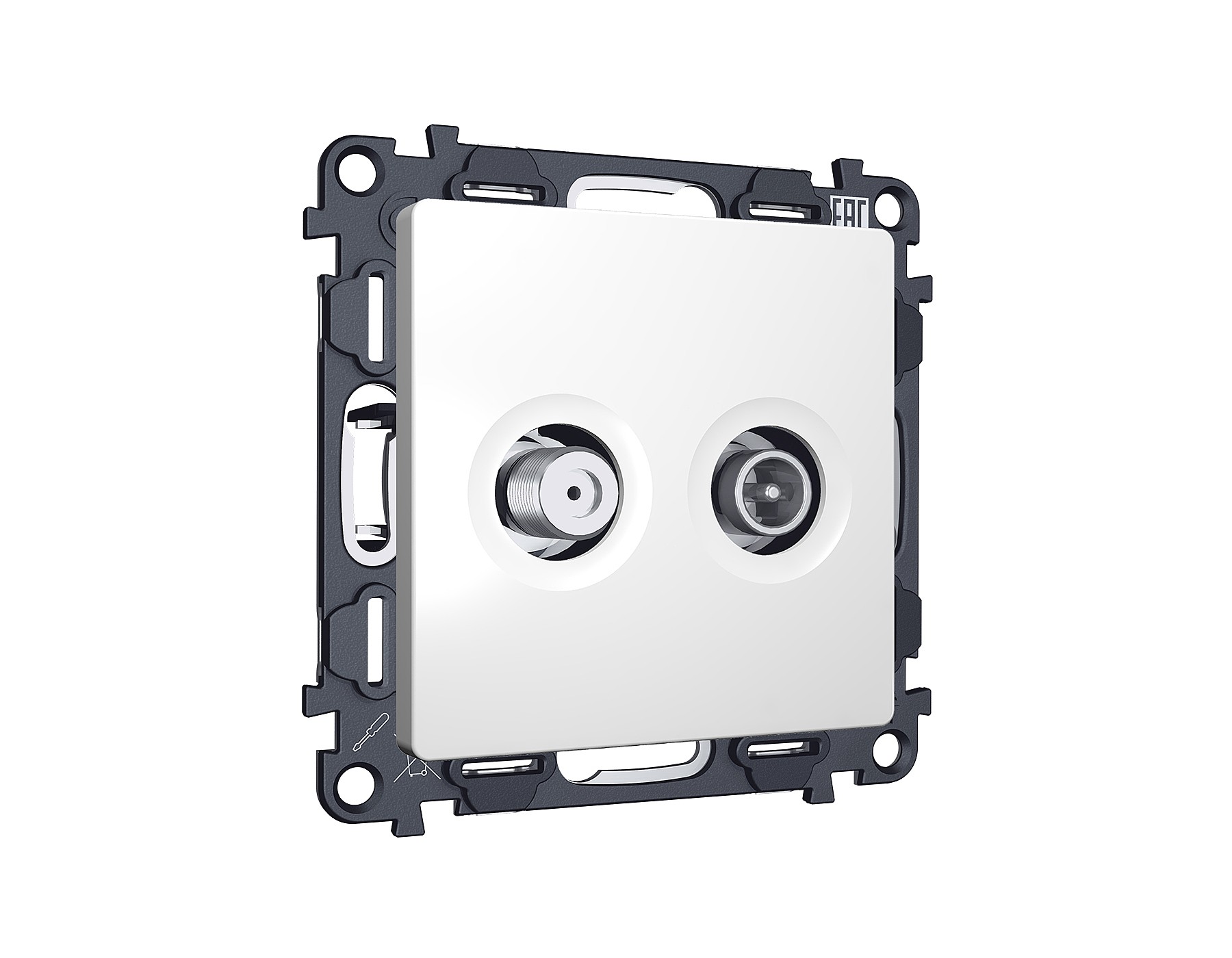 Розетка Ambrella Volt ALFA MA133310