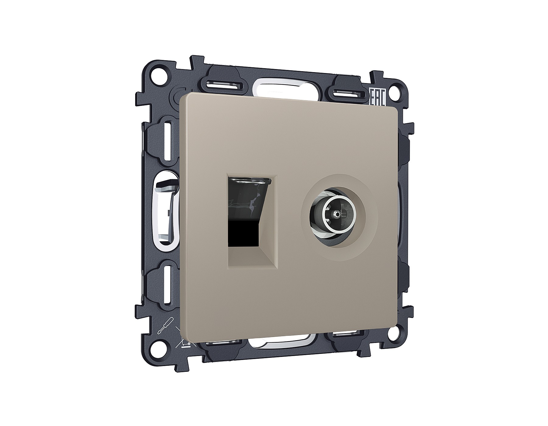 Розетка Ambrella Volt ALFA MA372510