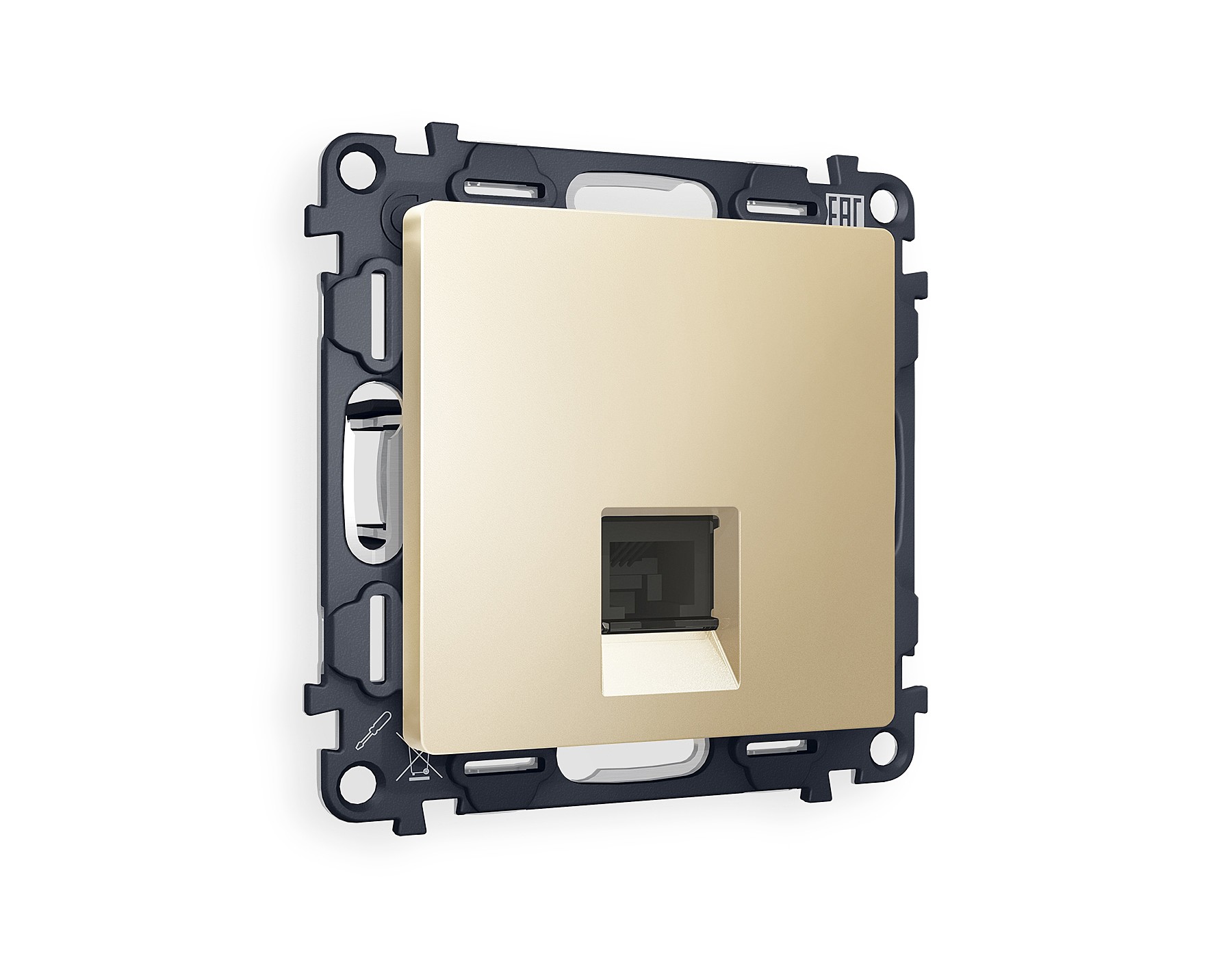 Розетка Ambrella Volt ALFA MA612005