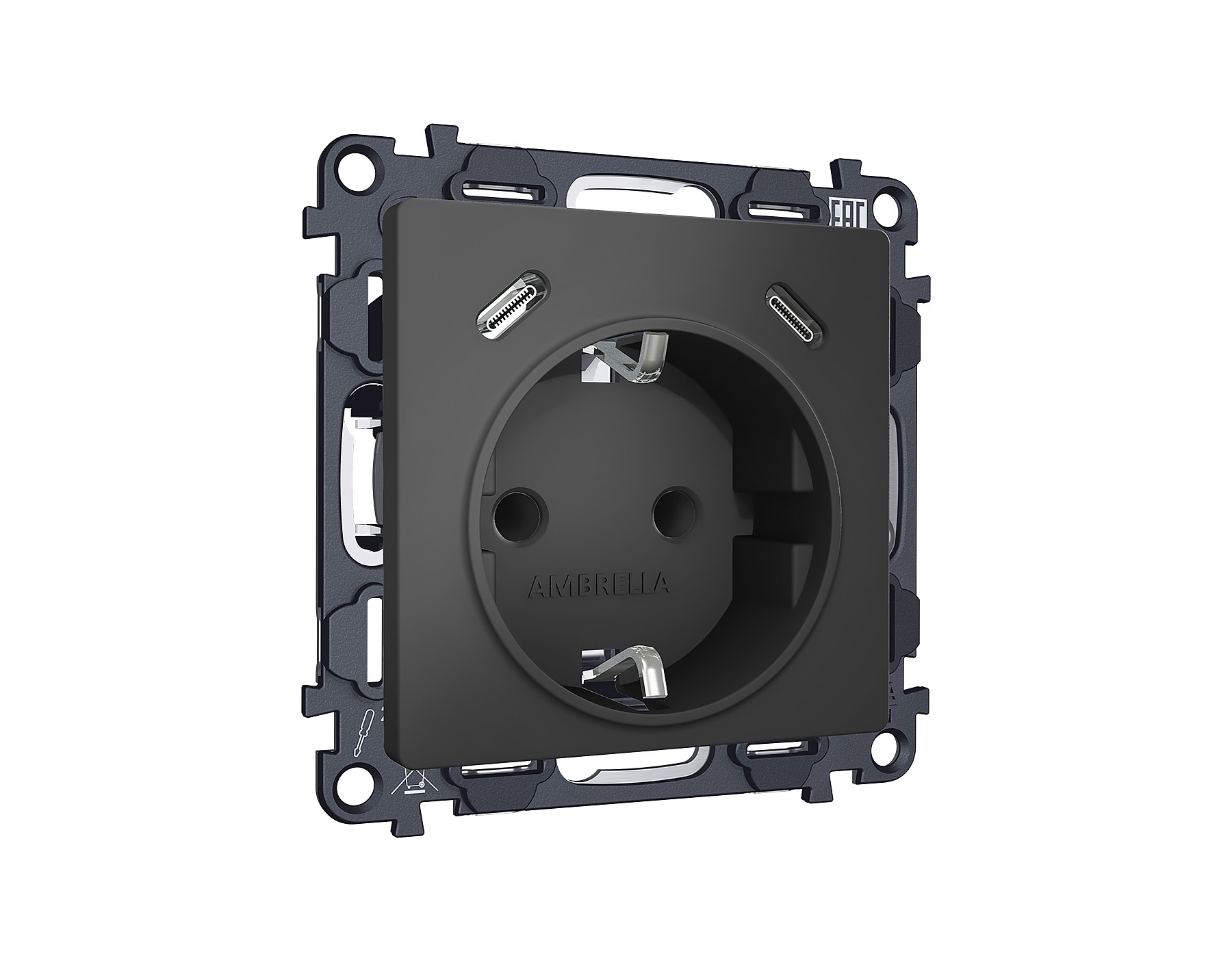 Розетка Ambrella Volt ALFA MA910510