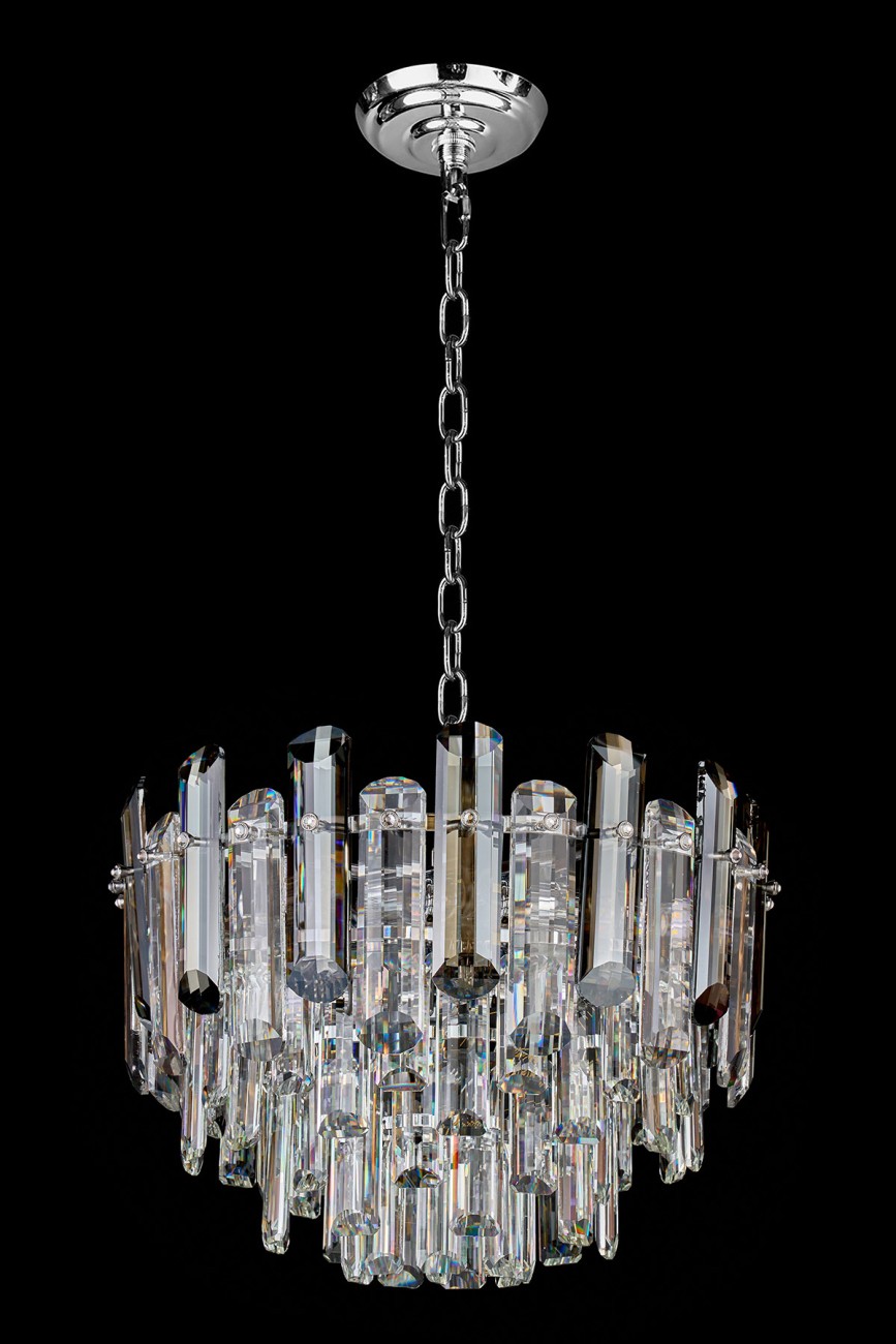 Подвесная люстра LEON Jacqueline LE7161/400 CH/GR