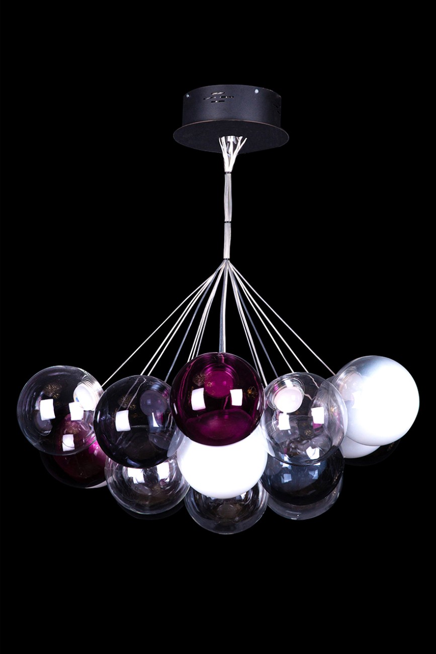 Подвесная люстра LEON Molecule LE7723/19 Chrome