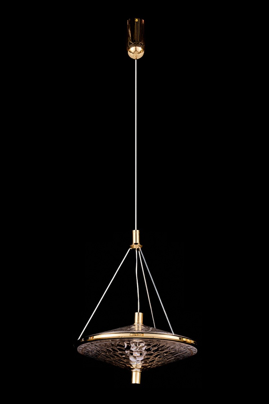 Светильник подвесной LEON Chantale LE3027/1S GD/TR