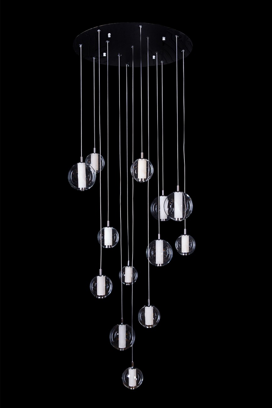 Люстра каскадная LEON Aurore LE7703/13 Chrome