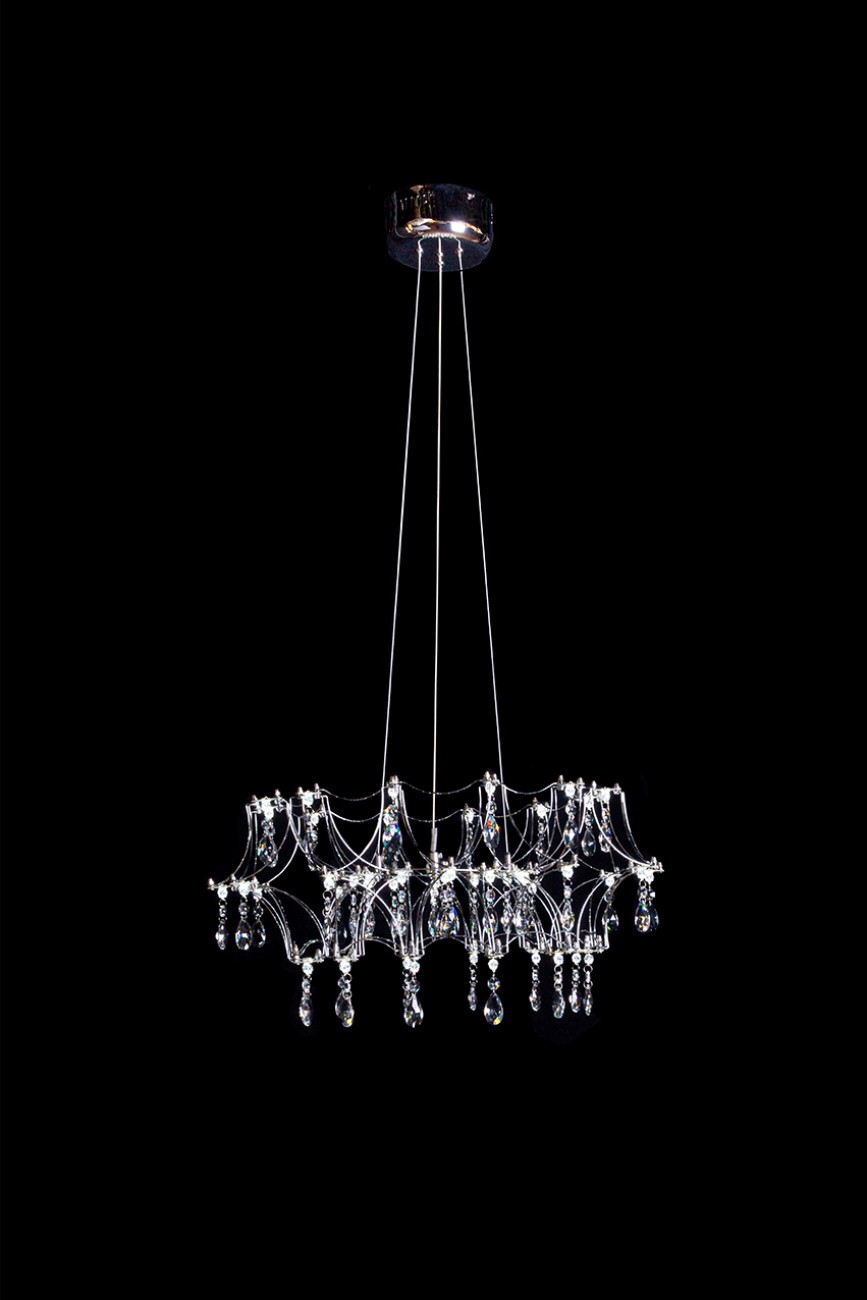 Подвесная люстра LEON Thea LE3035/600 CH/TR