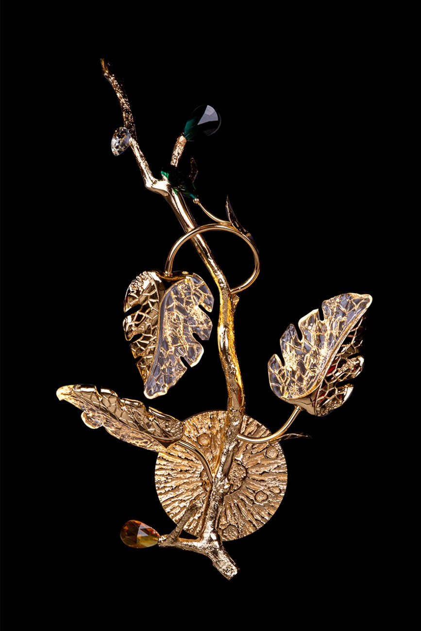 Настенное бра LEON Olivia LE3037/1W GD