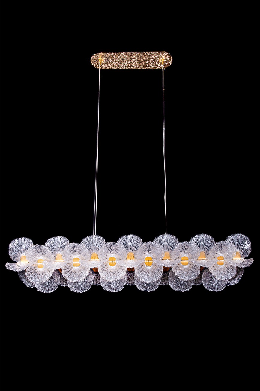 Подвесная люстра LEON Jardin LE3032/1260 GD/SH