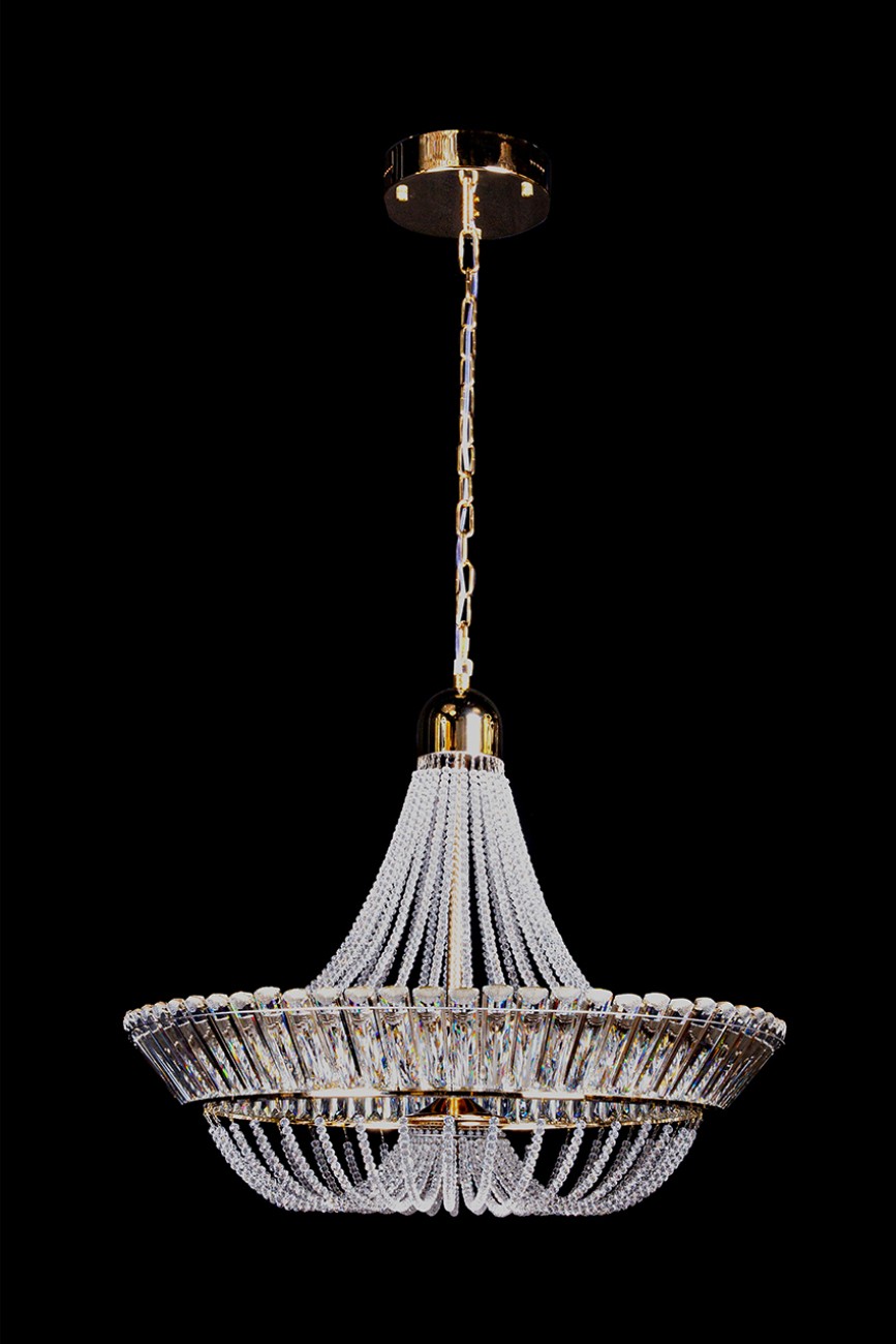 Подвесная люстра LEON Jade LE3040/730 GD