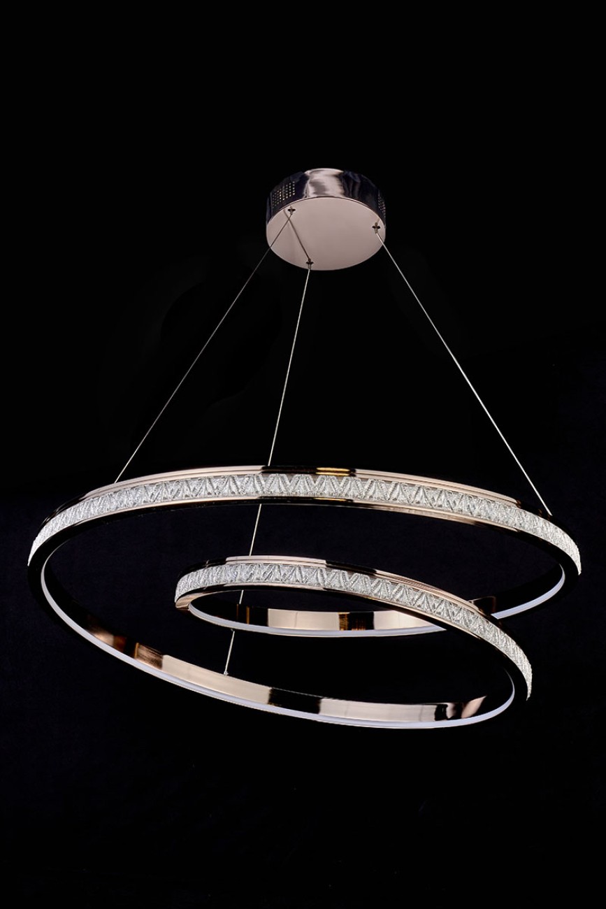 Подвесная люстра LEON Aida LE7707/800Z Black Chrome