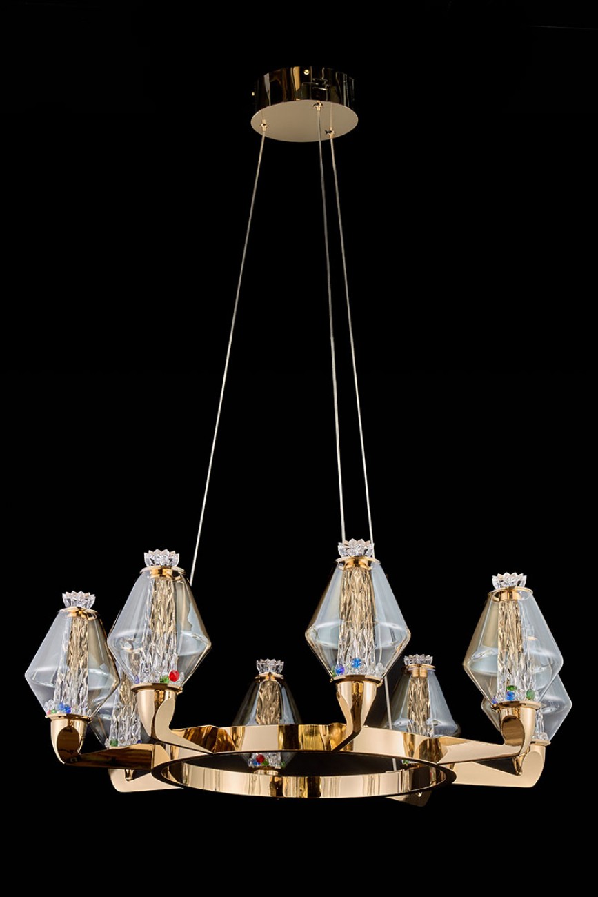 Подвесная люстра LEON Camille LE3056/800 GD