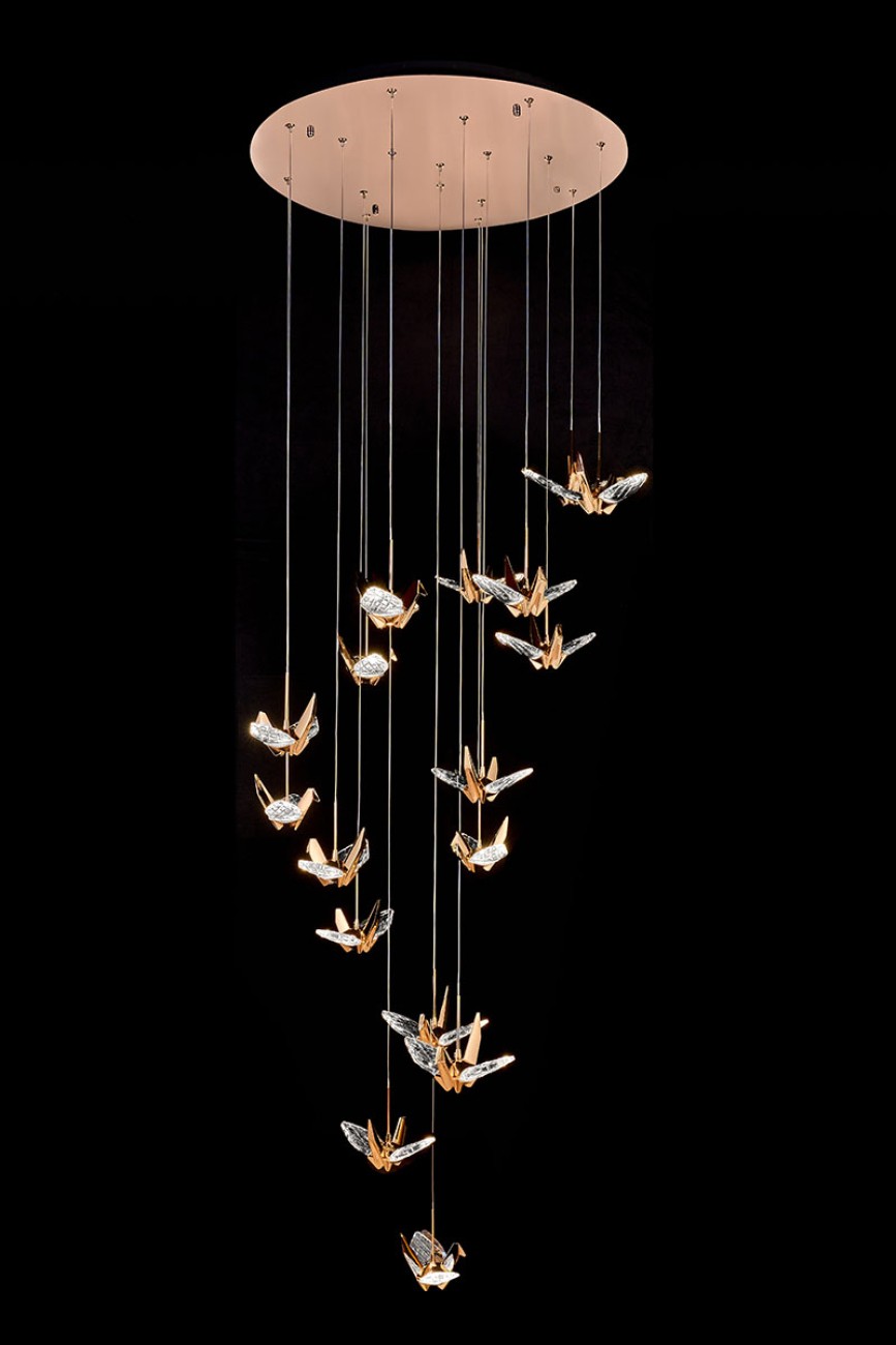 Светильник подвесной LEON Alma LE7706/17 Gold