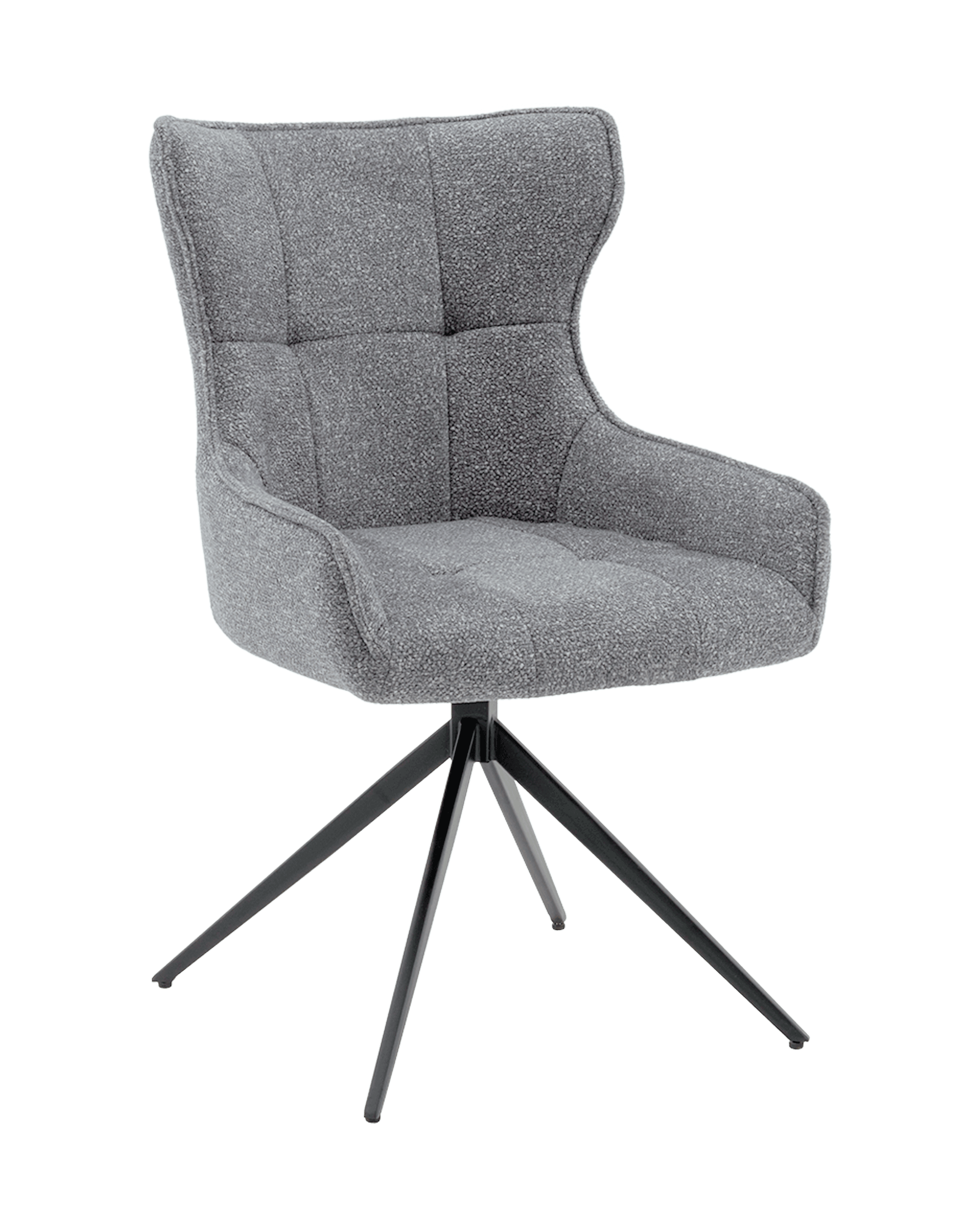 Стул вращающийся Stool Group Carlene DC-2409007 grey FL07