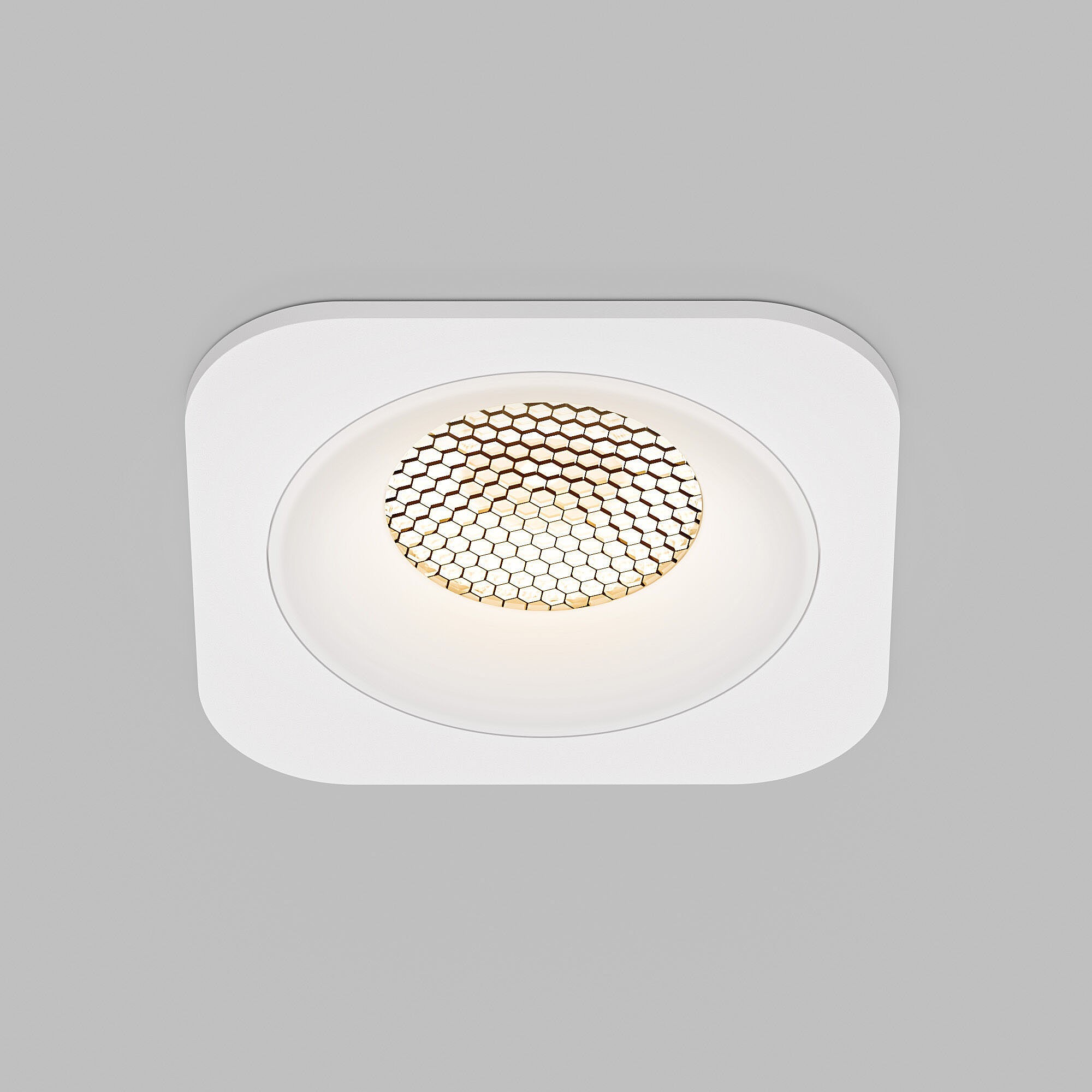 Встраиваемый светильник Elektrostandard Tetro 15276/LED 10W 3000K белый IP44