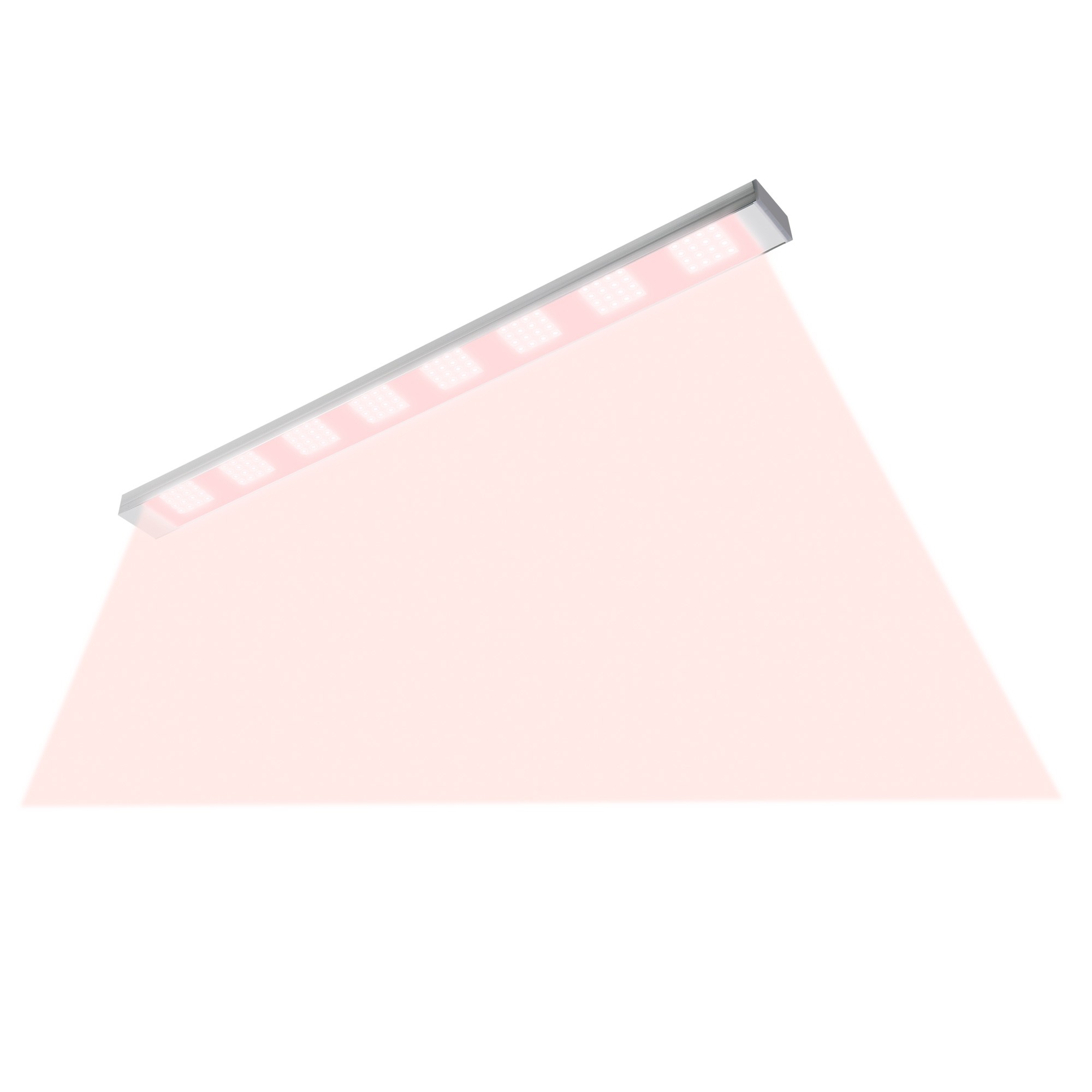 Светильник светодиодный накладной, cпектр с дальним красным для фотосинтеза Uniel ULT-P73B-100W/SPLX/L105/K IP54 WHITE WINTERGARDEN LINKABLE