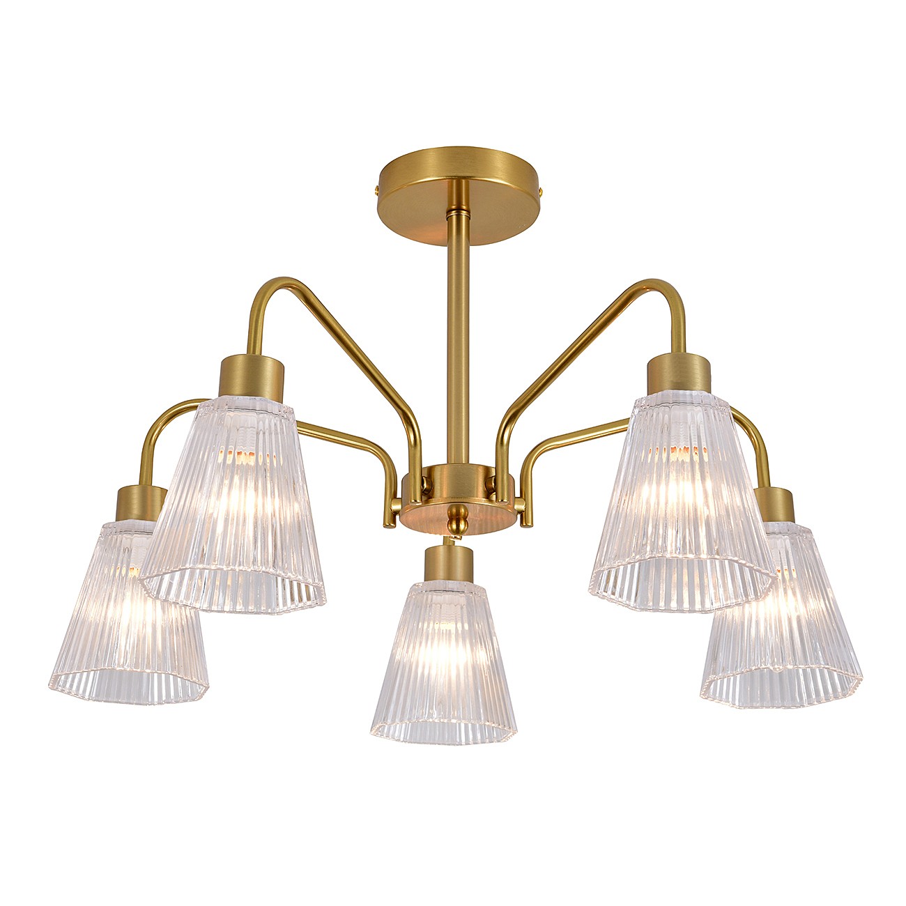 Потолочная люстра Escada Berzelia 150001/5R E14*40W Copper ES0000028