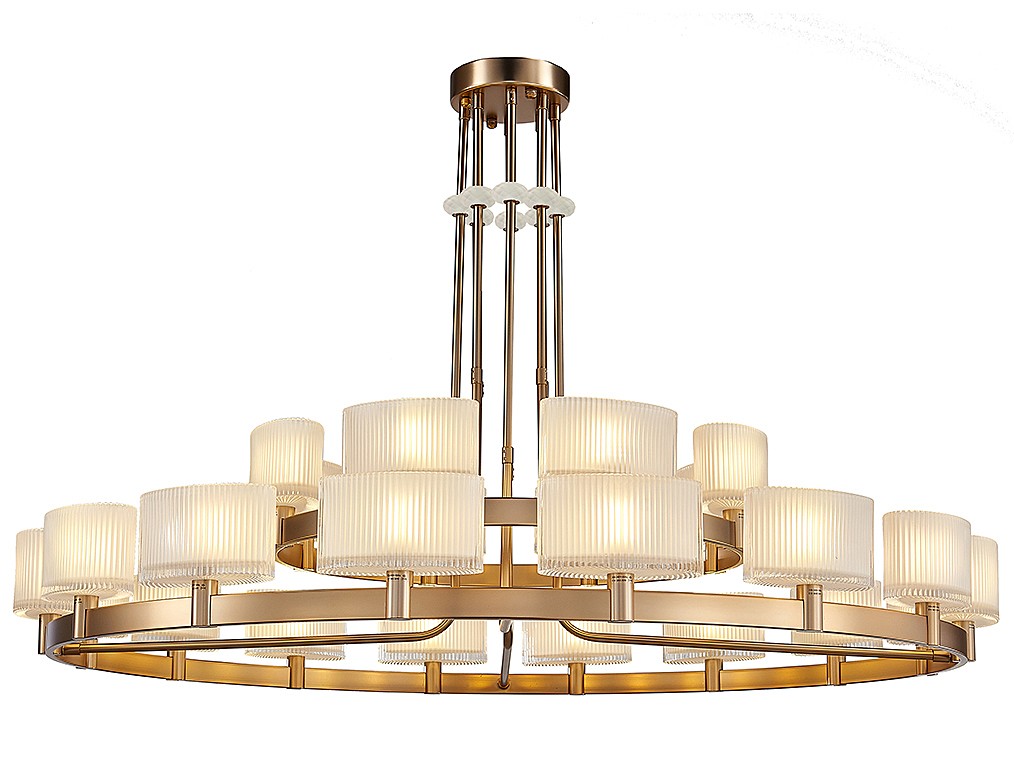 Люстра на штанге Newport Jessica 4338+16/C new gold