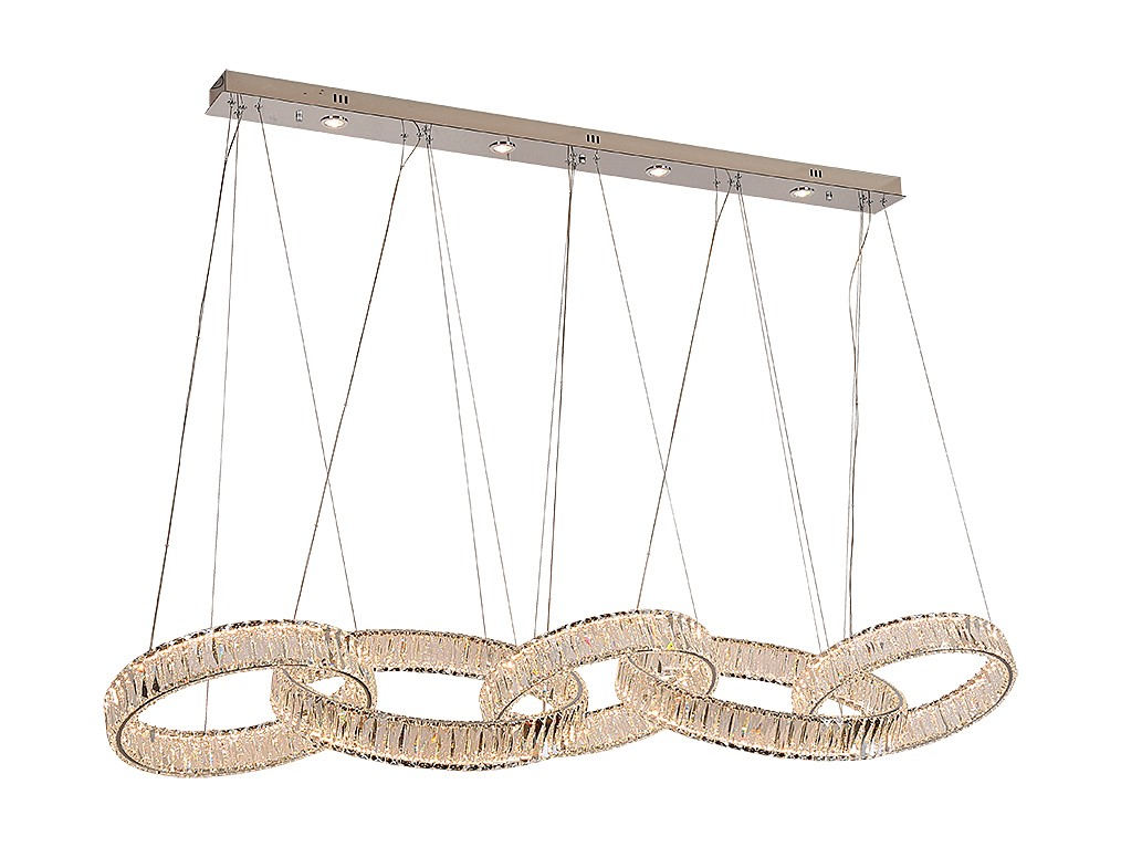 Подвесная люстра Newport Crystal 8245N/S chrome