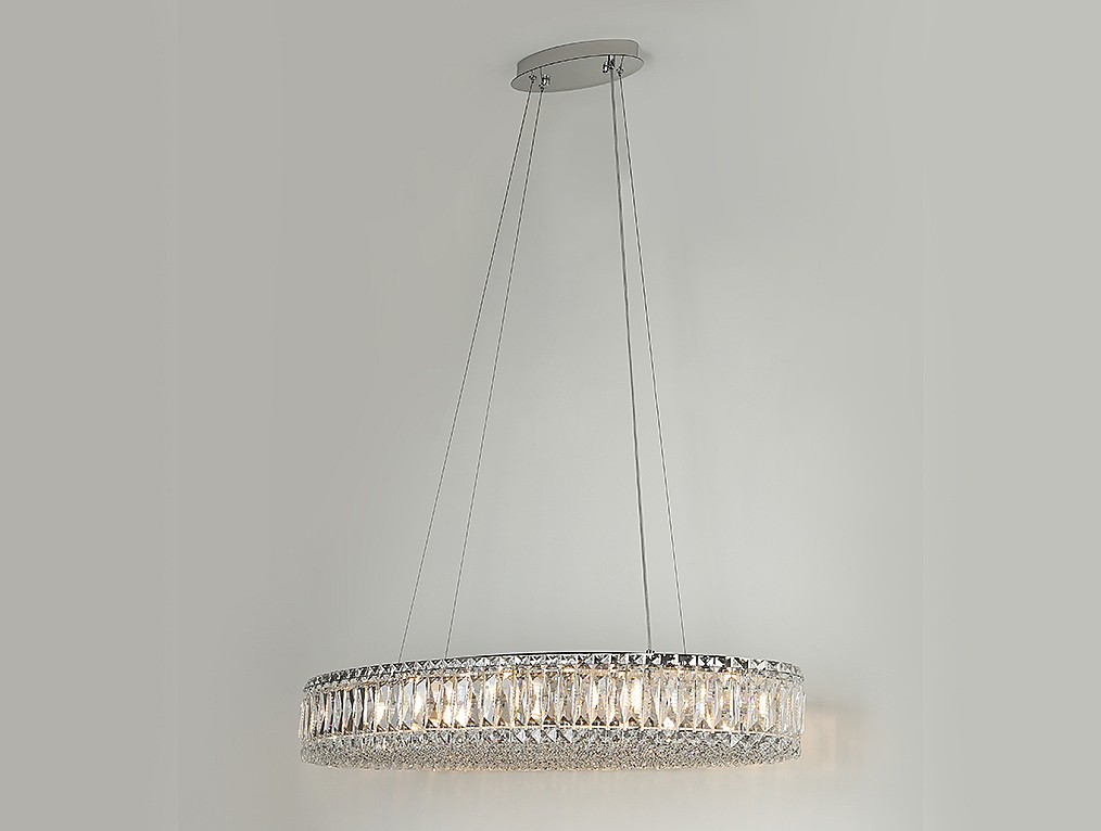 Подвесная люстра Newport Valencia 8458/S chrome