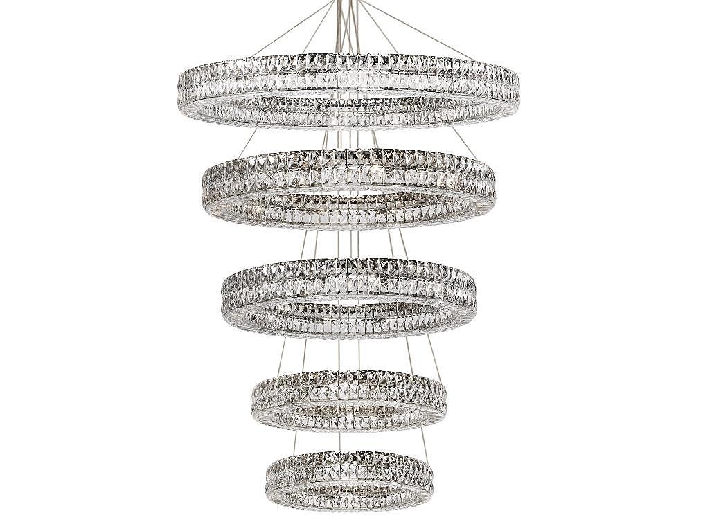 Потолочная чашка Newport Elizabeth Потолочная чашка 10120 D30 5 вертик.колец chrome