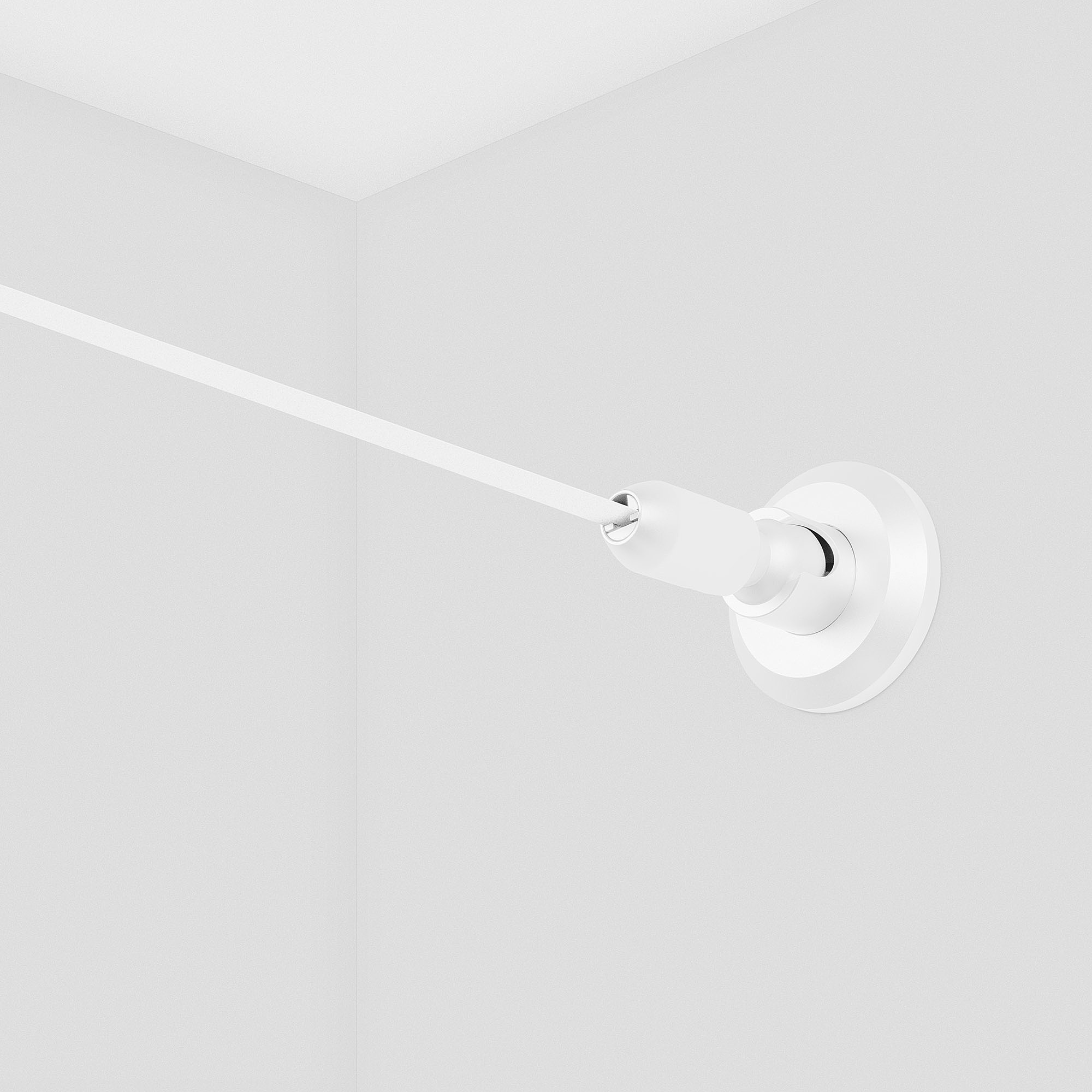 Система креплений STINGRAY-R2 белого цвета длиной 5000 мм для светодиодной ленты Arlight Stingray 050697