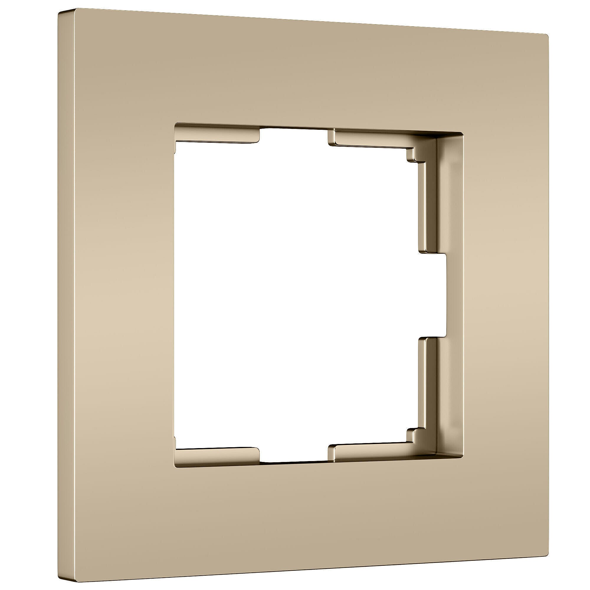 Рамка Werkel W0012911/ Рамка на 1 пост Slab (шампань софт)