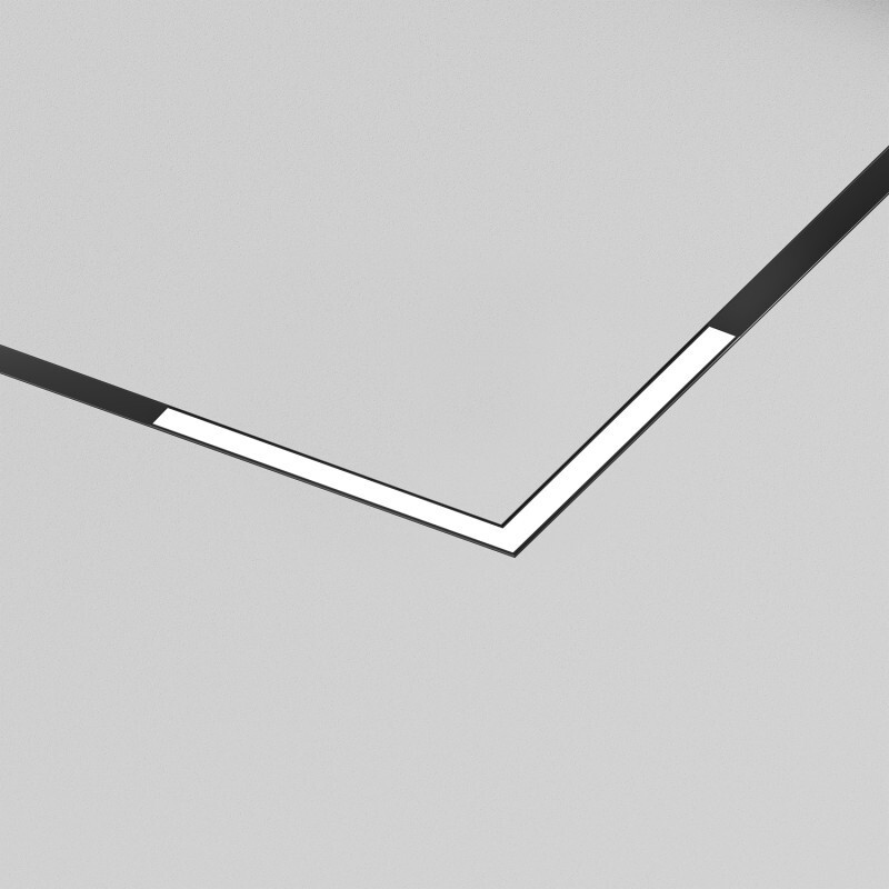 Линейный угловой светильник-коннектор SMART LINEAR ZigBee DK8314-BK