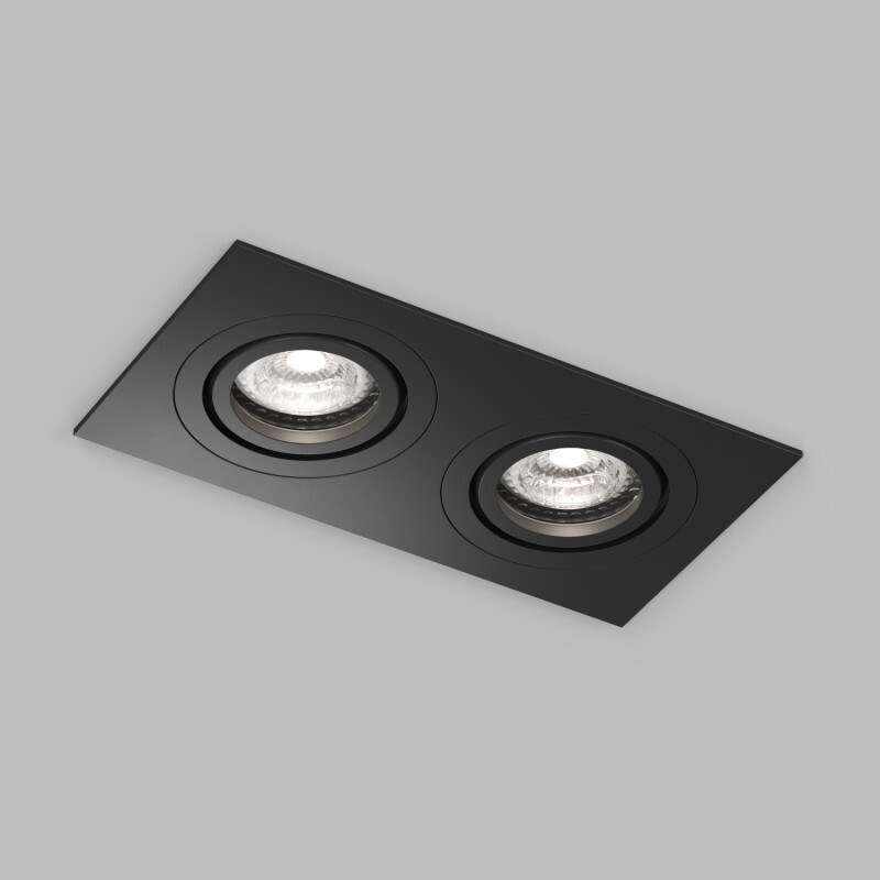 Точечный встраиваемый влагозащищенный светильник HYDRO DK2112-BK