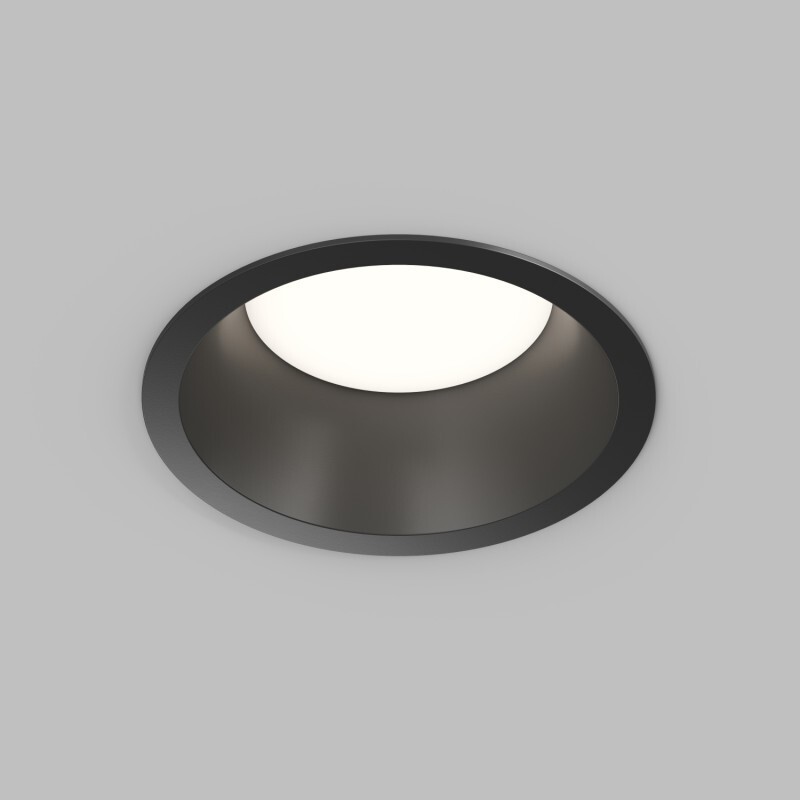 Точечный встраиваемый светильник INER DK2155-BK