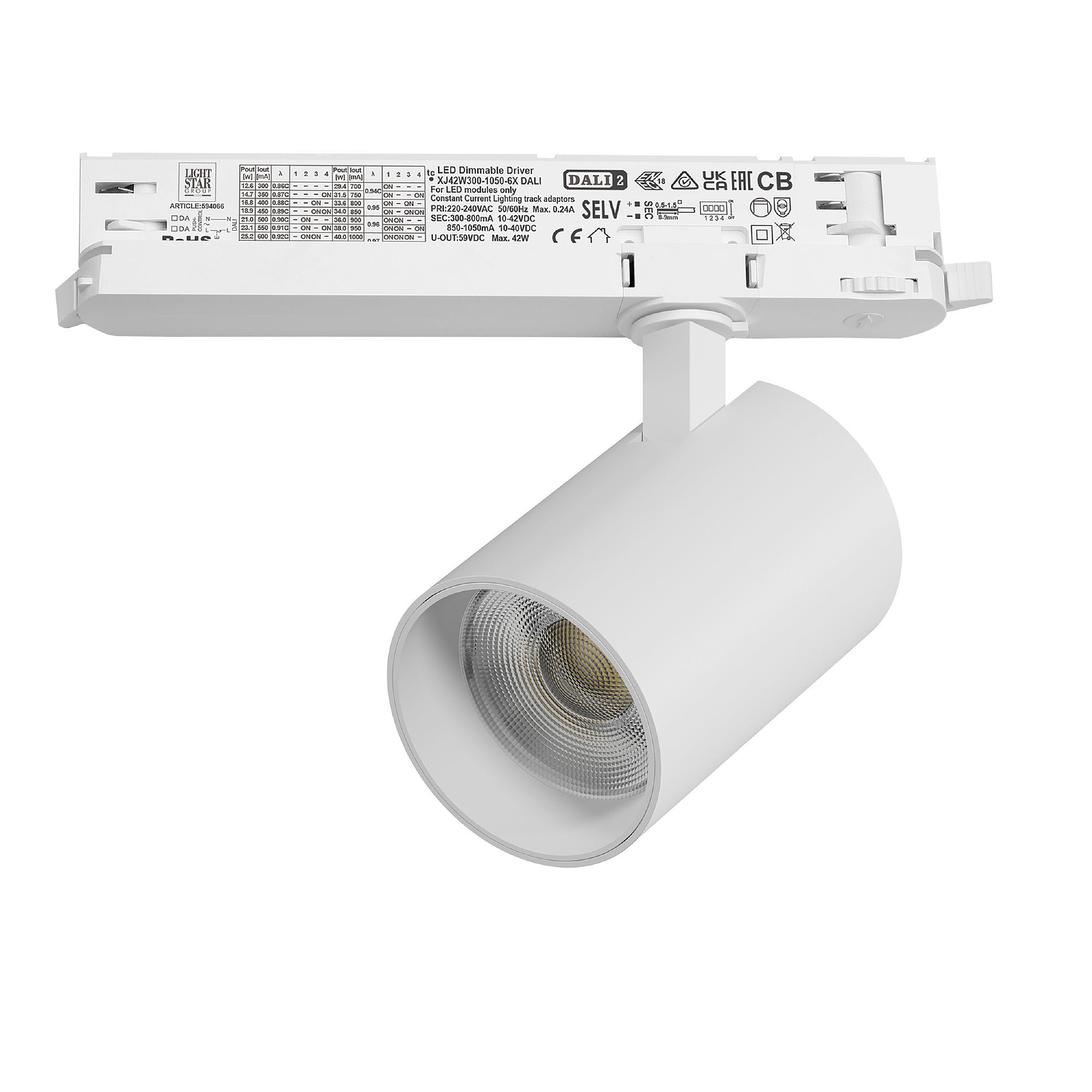 Трековый светильник Lightstar Alta Base A5336DALI