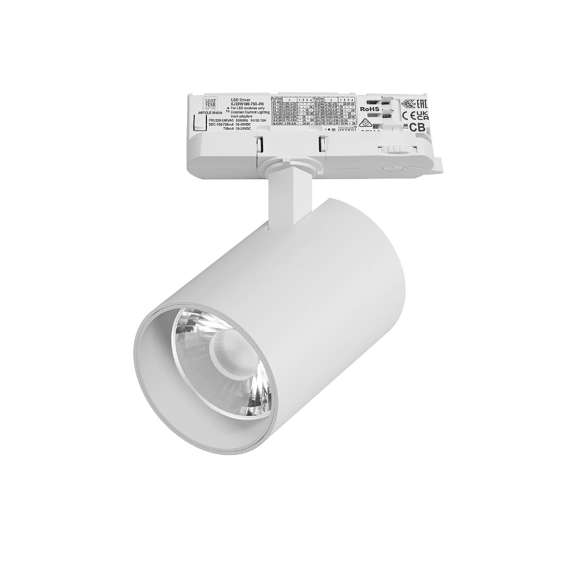 Трековый светильник Lightstar Alta Base A5336QT15G