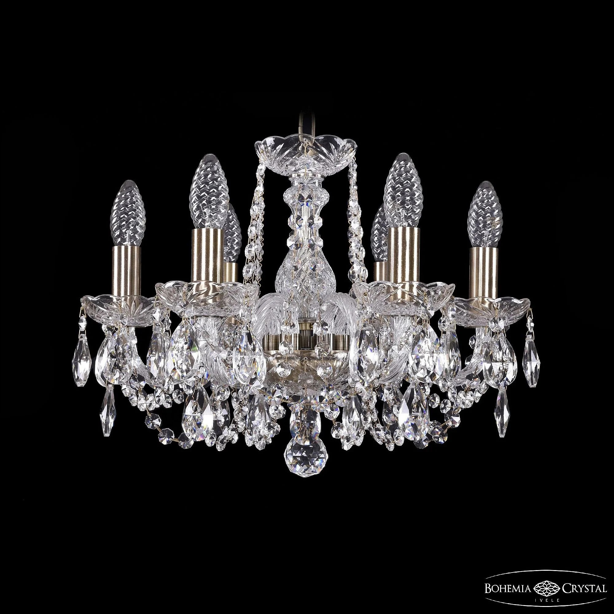 Подвесная хрустальная люстра 1402 Bohemia 1402/6/141 Pa