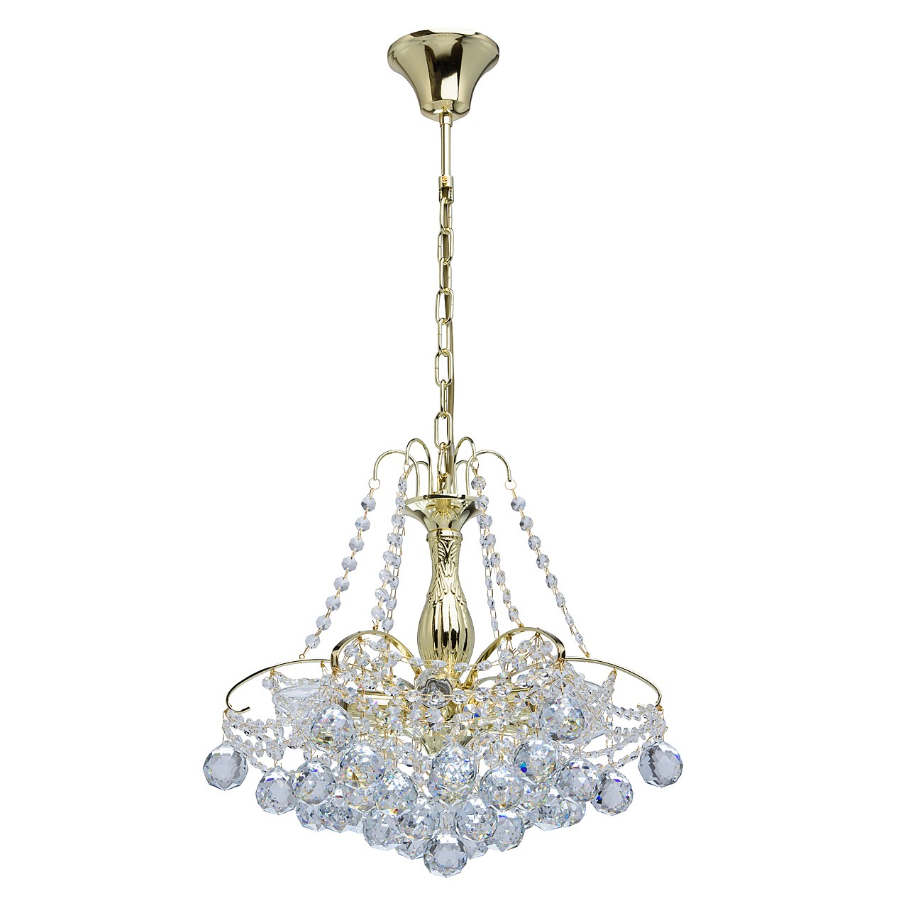 Подвесная хрустальная люстра Жемчуг MW Light 232017306