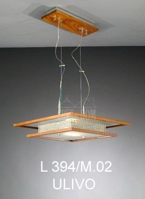 Подвесная люстра La Lampada 394 L 394/M.02 ulivo