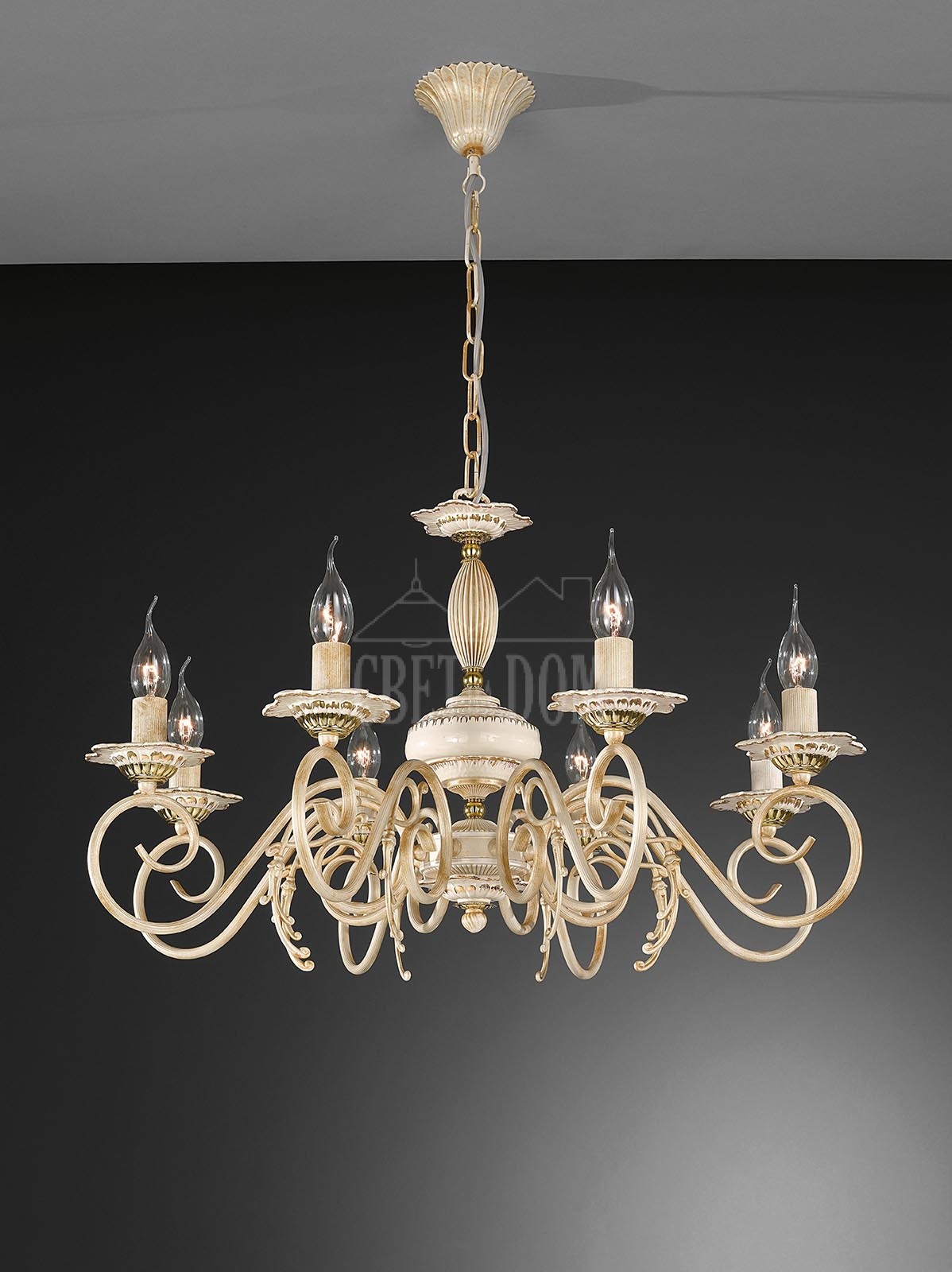 Подвесная люстра La Lampada 1207 L 1207/8.17