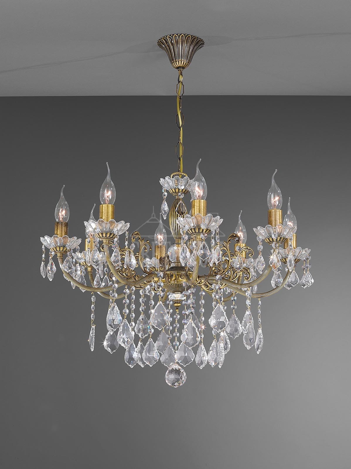 Подвесная хрустальная люстра 1063 La Lampada L 1063/8.17