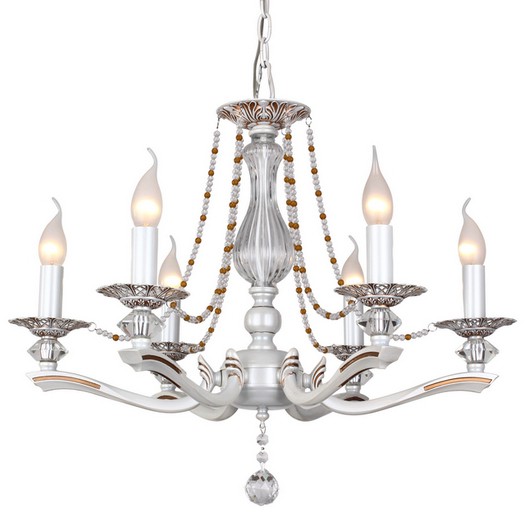 Подвесная люстра ID lamp Hollywood 259/6-Whiteplatina