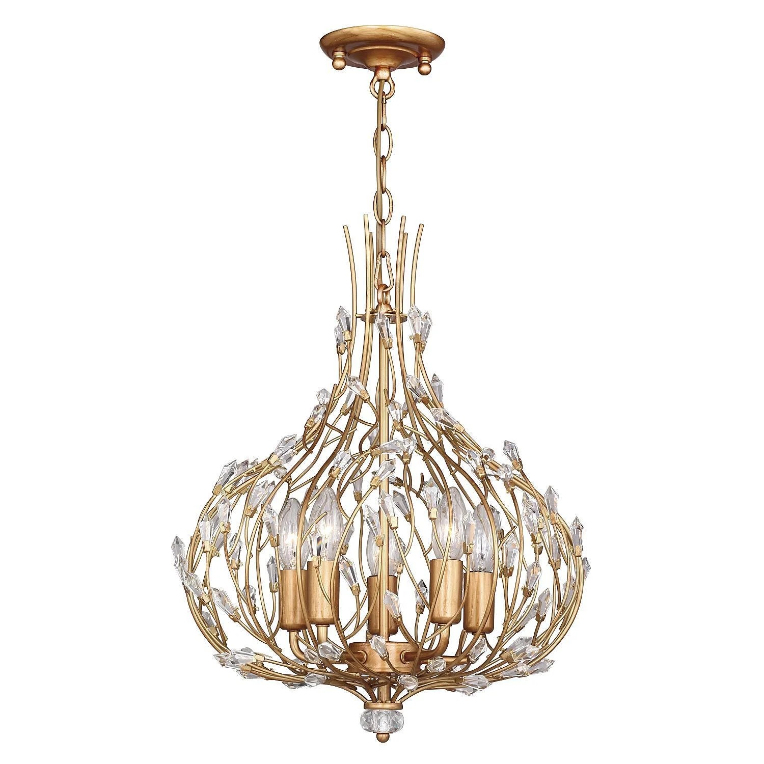 Подвесная хрустальная люстра Batun Favourite 2020-5P